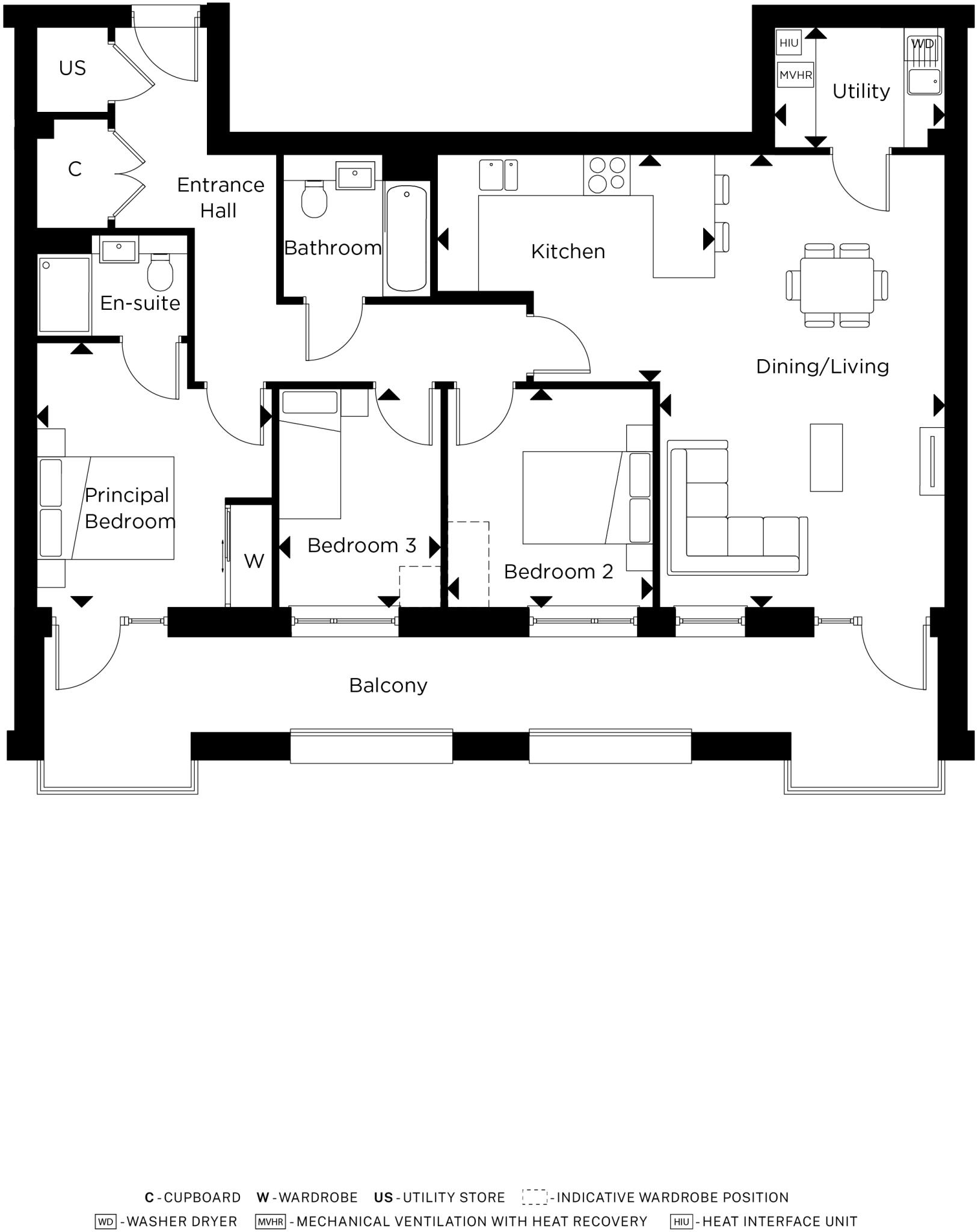 194, Canalside Quarter,
Oxford,
Oxfordshire,
OX2 8QF floorplan