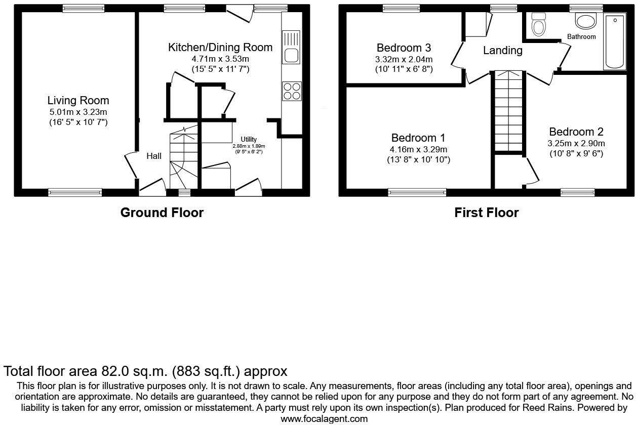82, Hulley Road, Macclesfield, Cheshire, SK10 floorplan