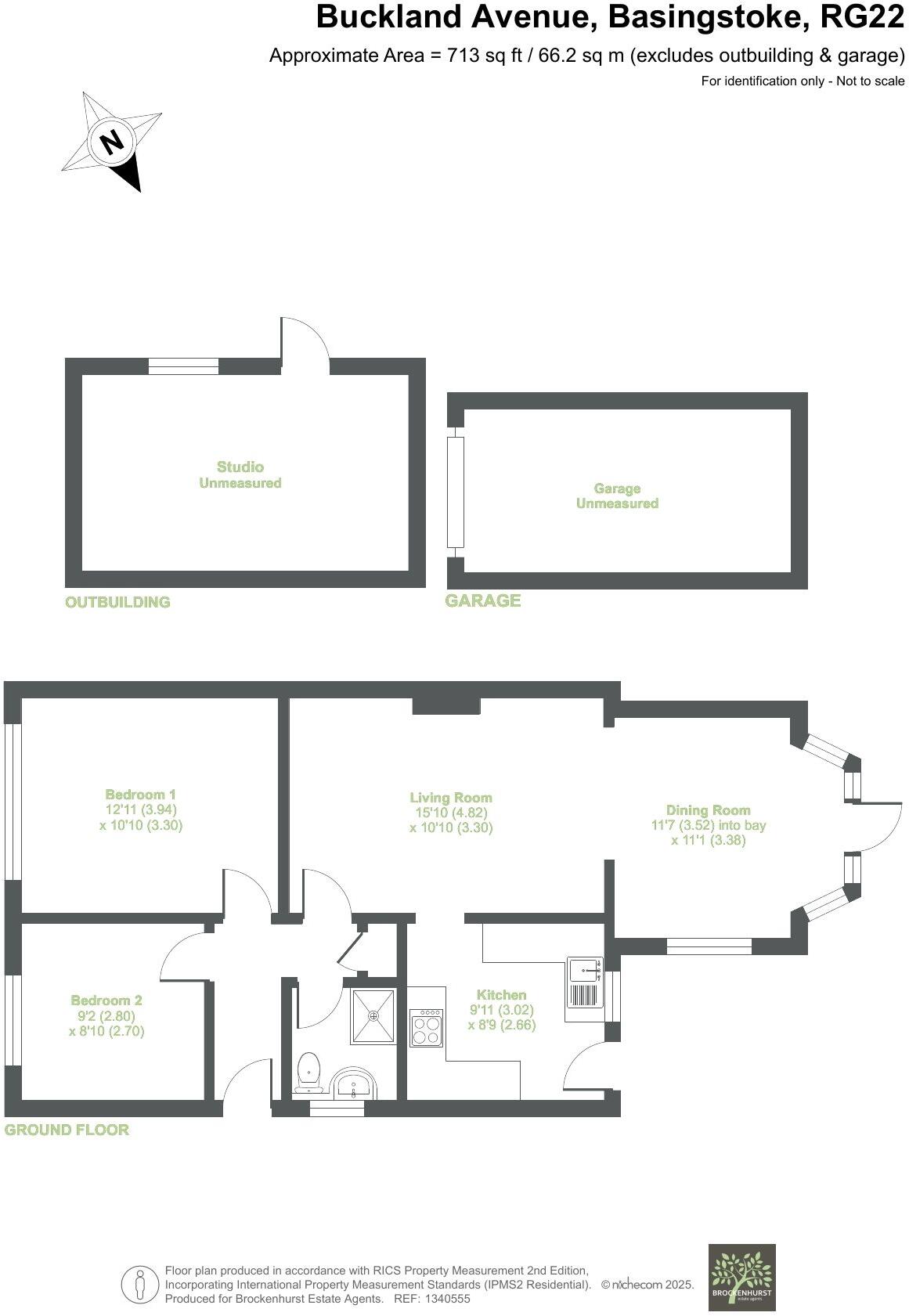Buckland Avenue, Basingstoke, RG22 6JH floorplan
