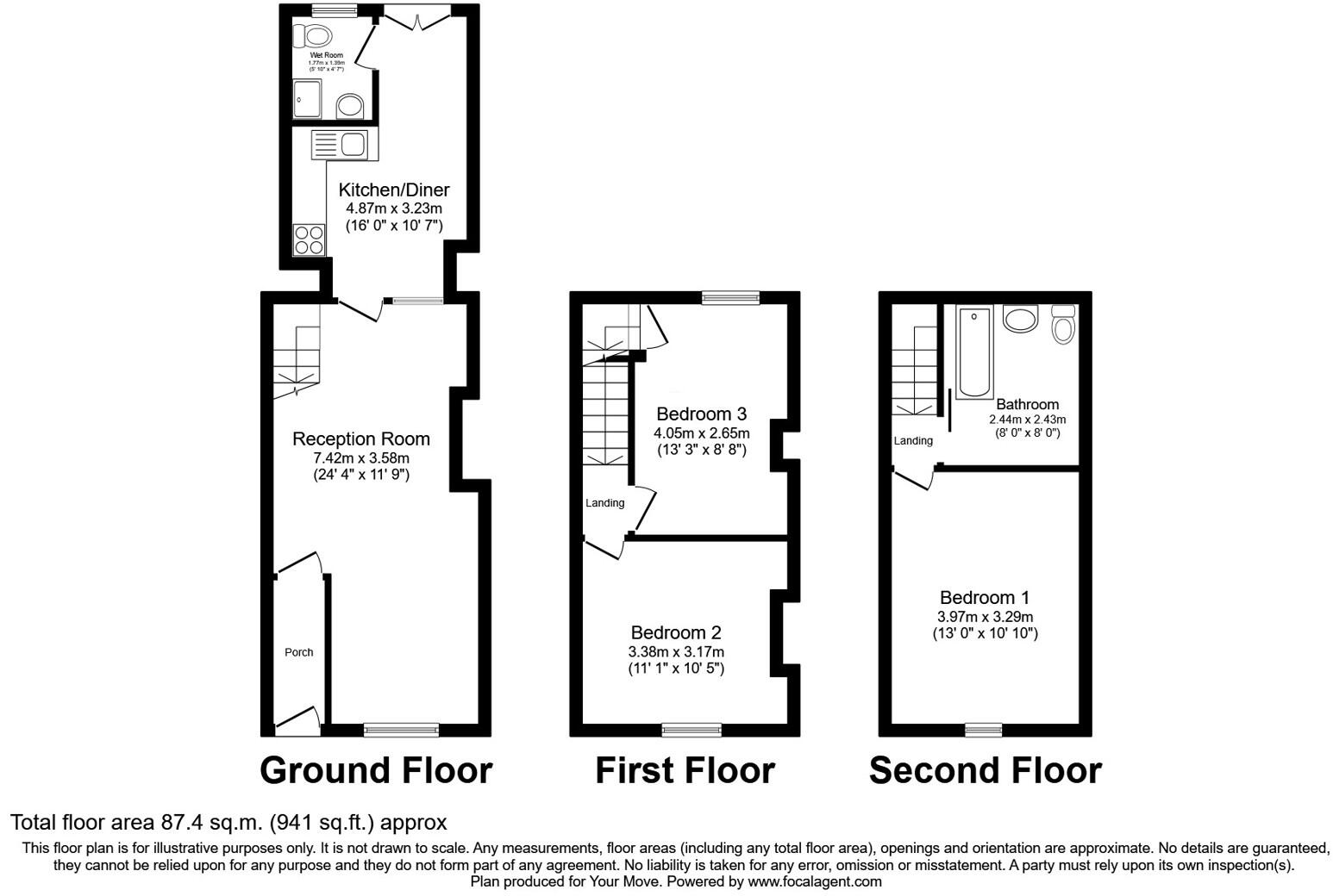 Todholes Road, Cleator Moor, Cumbria, CA25 floorplan