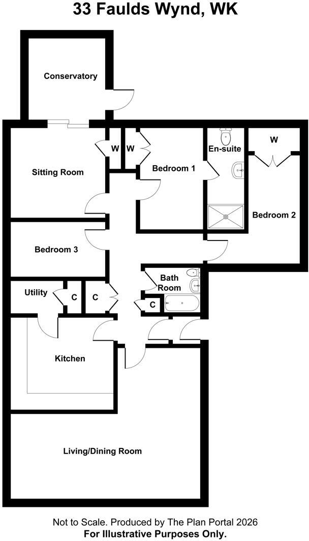 Faulds Wynd, Seamill, West Kilbride floorplan