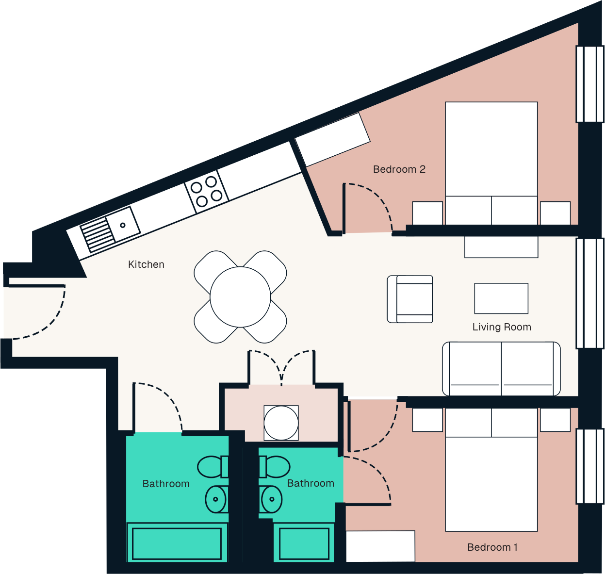 Angorfa (B02), Guildford Crescent, Cardiff floorplan