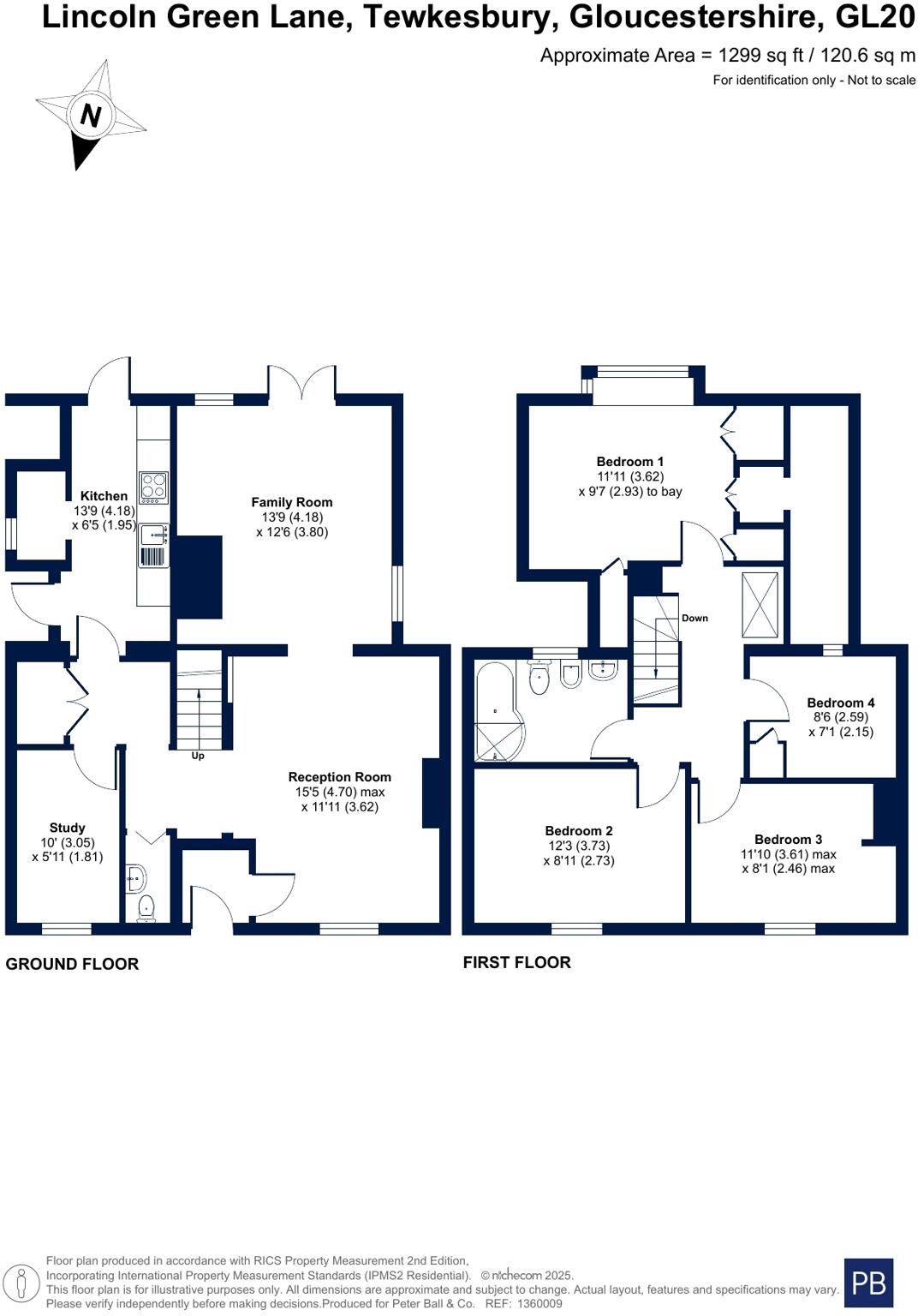 Lincoln Green Lane, Tewkesbury, Gloucestershire floorplan