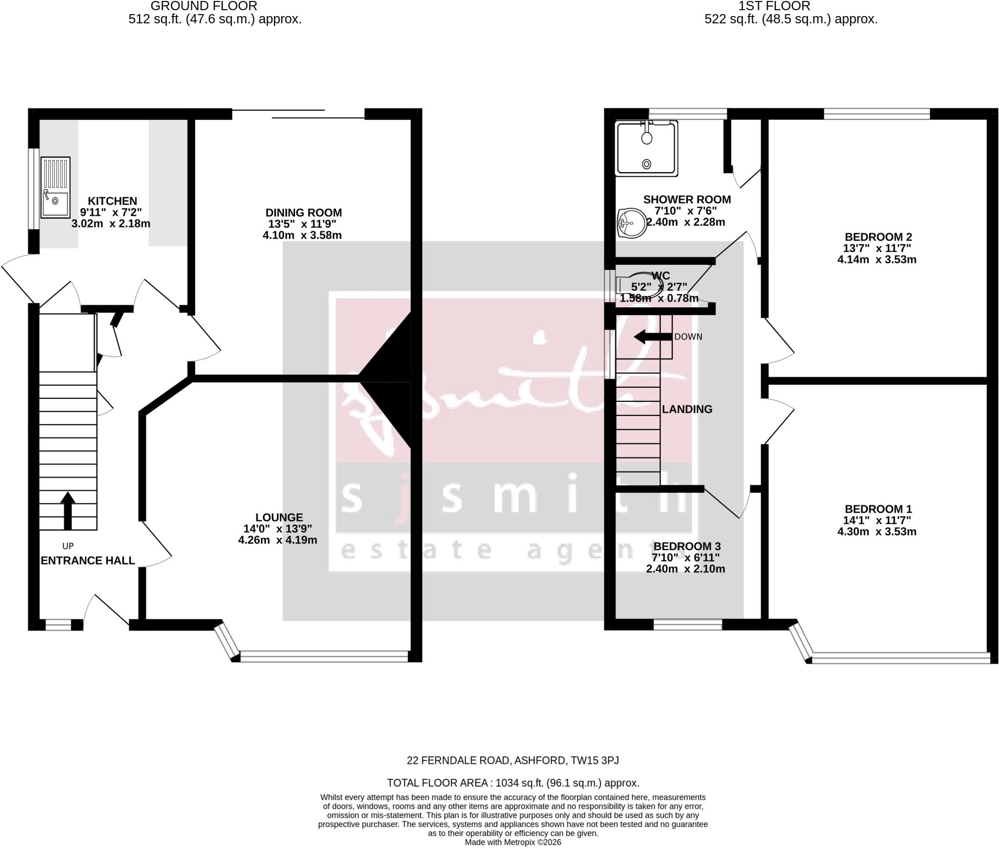Ferndale Road, Ashford floorplan