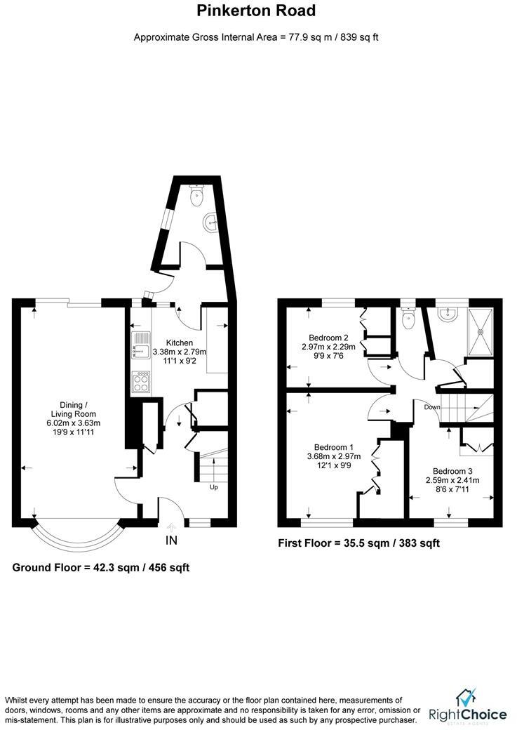 Pinkerton Road, Basingstoke floorplan