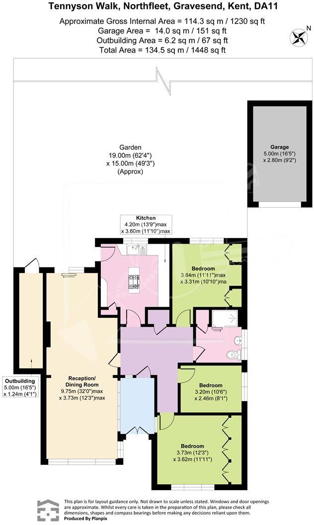 Tennyson Walk, Northfleet, Gravesend floorplan