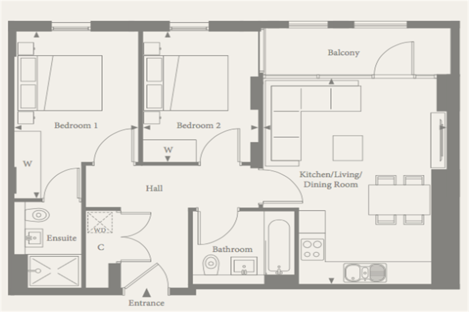 Hallmark Building, M4 floorplan
