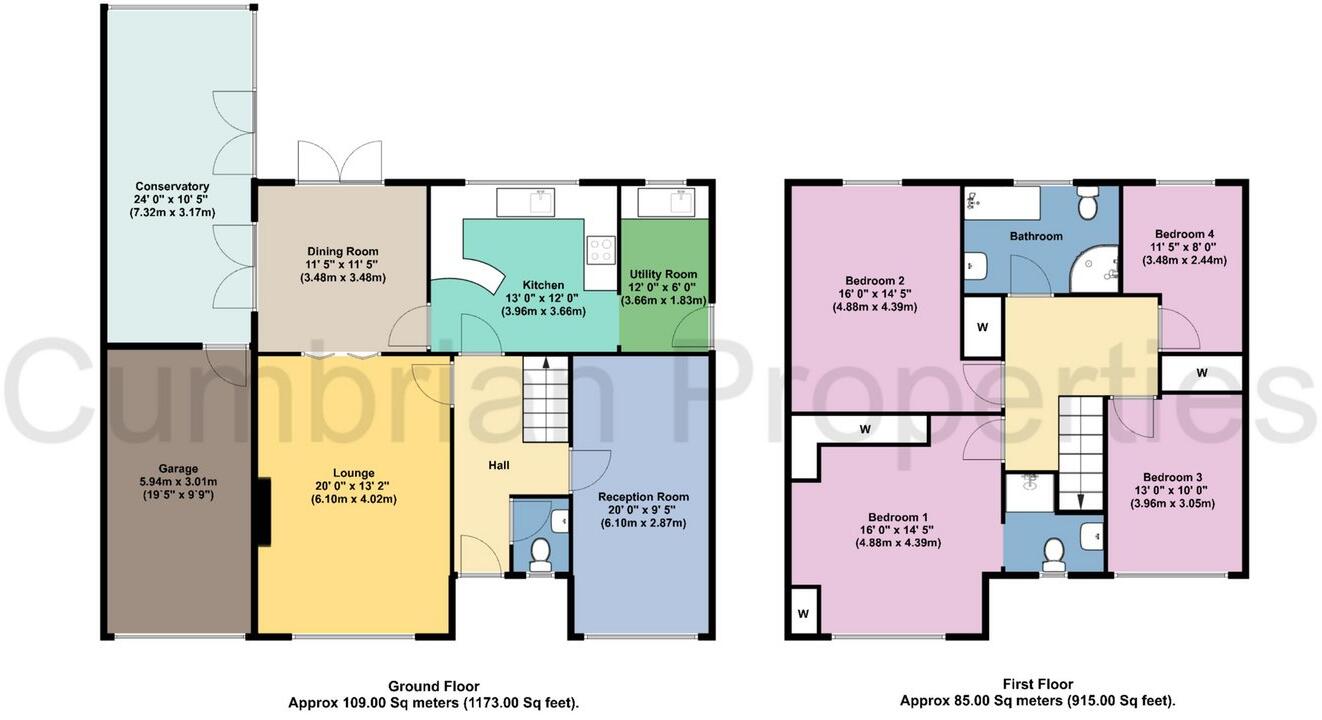 18, Turnberry Way, Carlisle floorplan