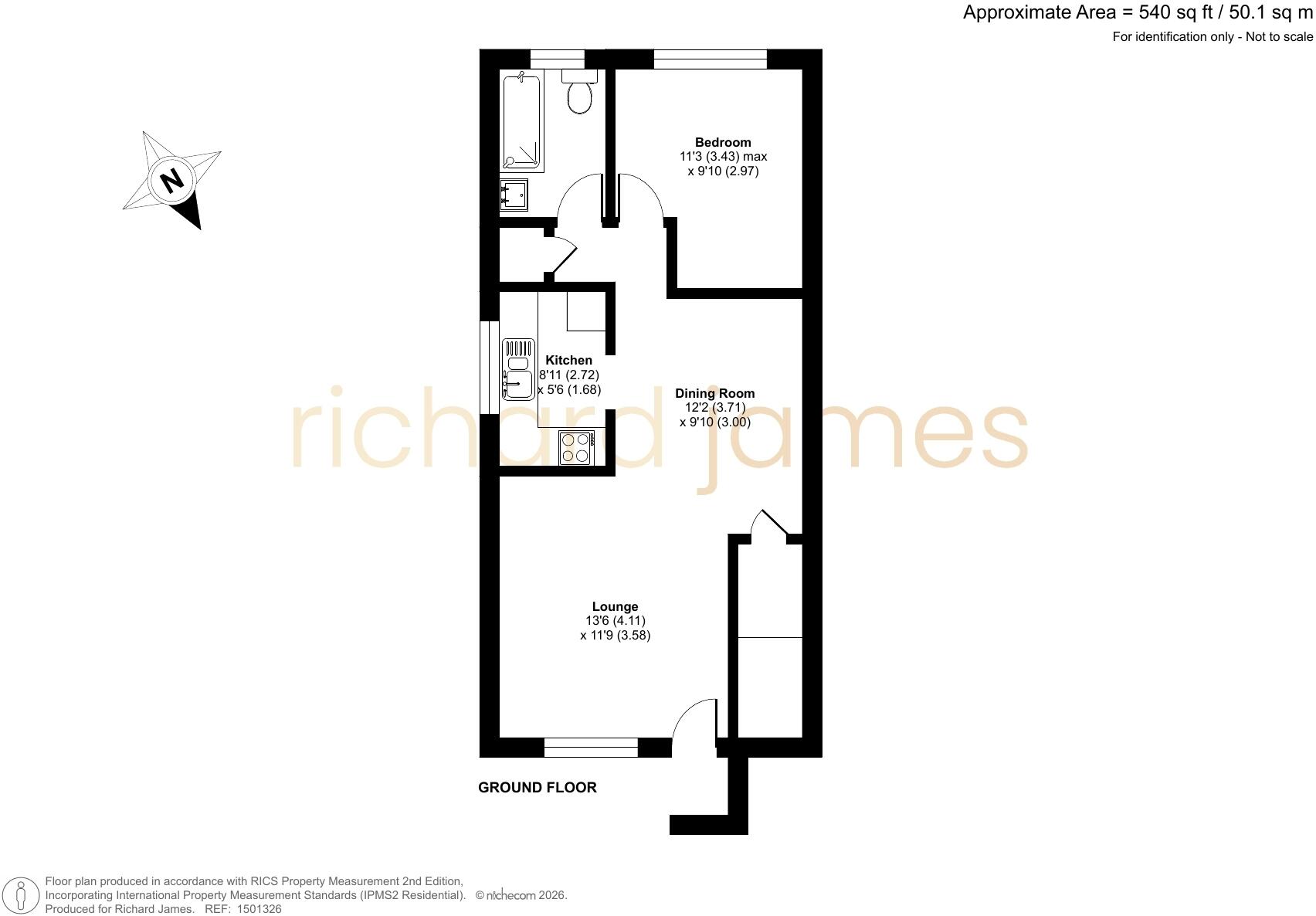 19 Chandos Close, Grange Park, Swindon, SN5 6AF floorplan