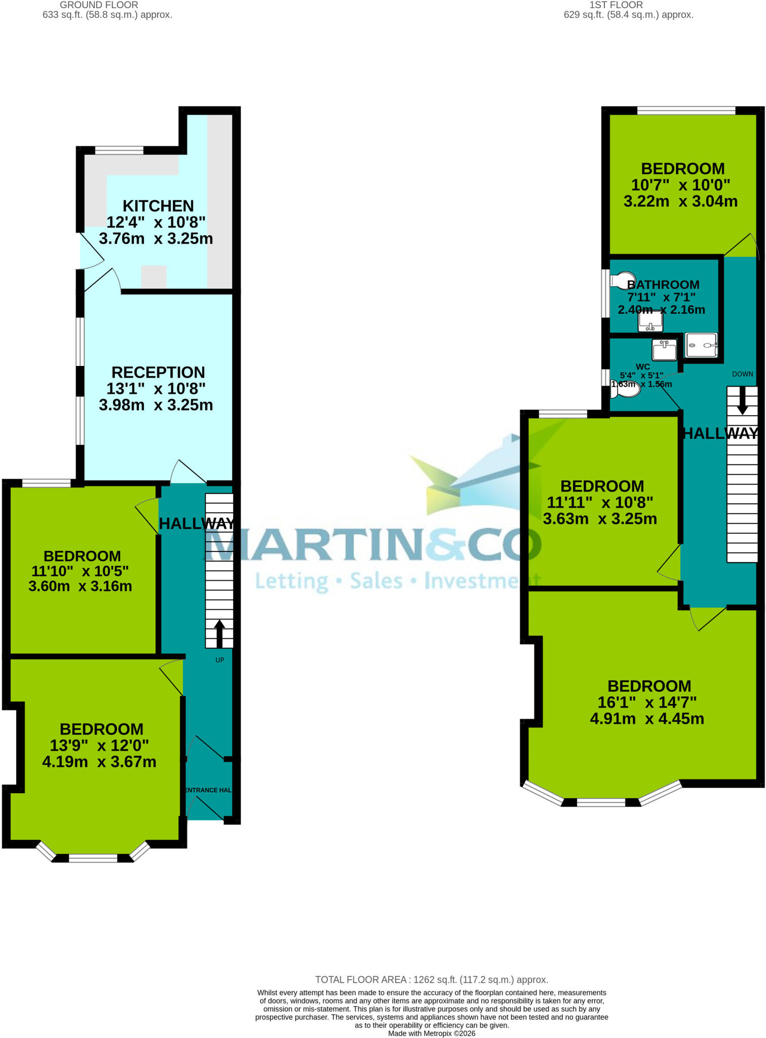 54, Gordon Road, Southend On Sea floorplan