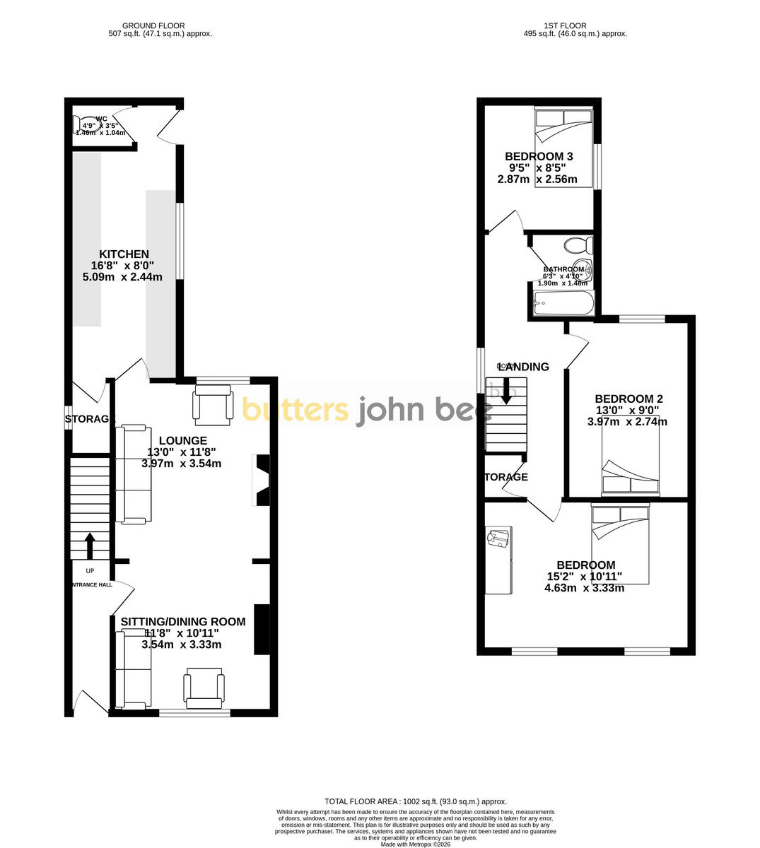 High Street, Alsagers Bank floorplan