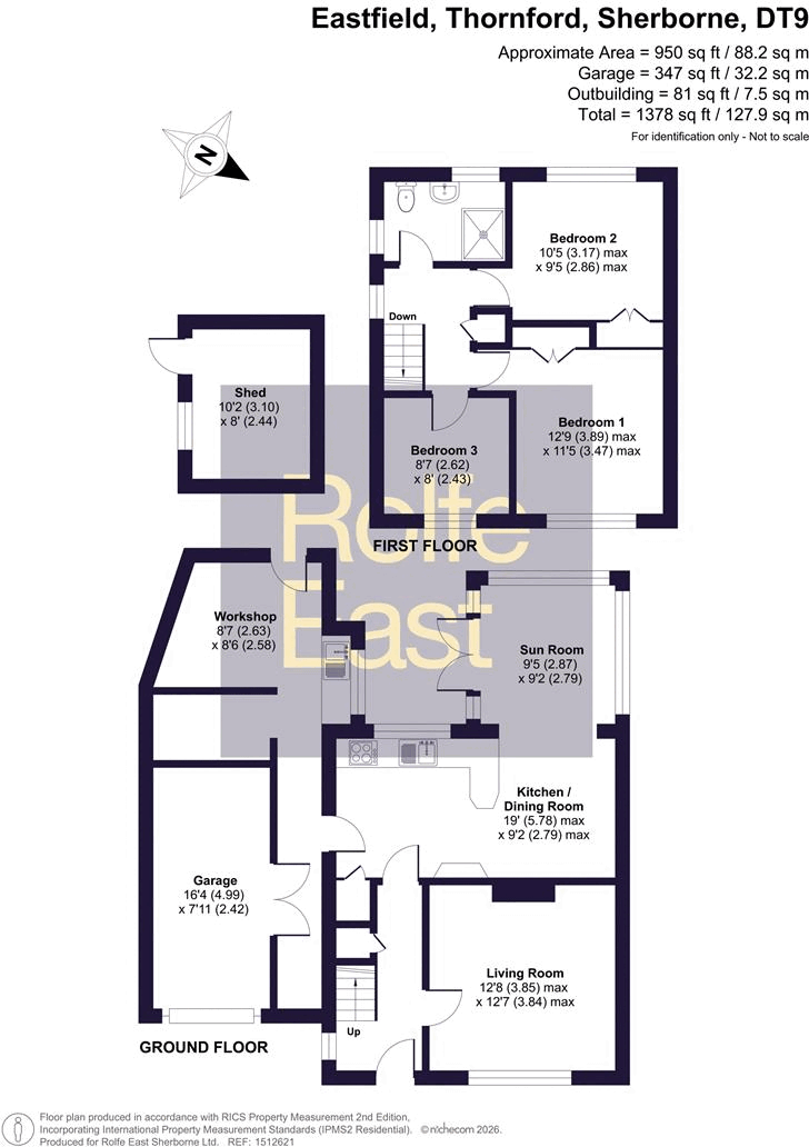 19, Eastfield, Thornford, Sherborne floorplan