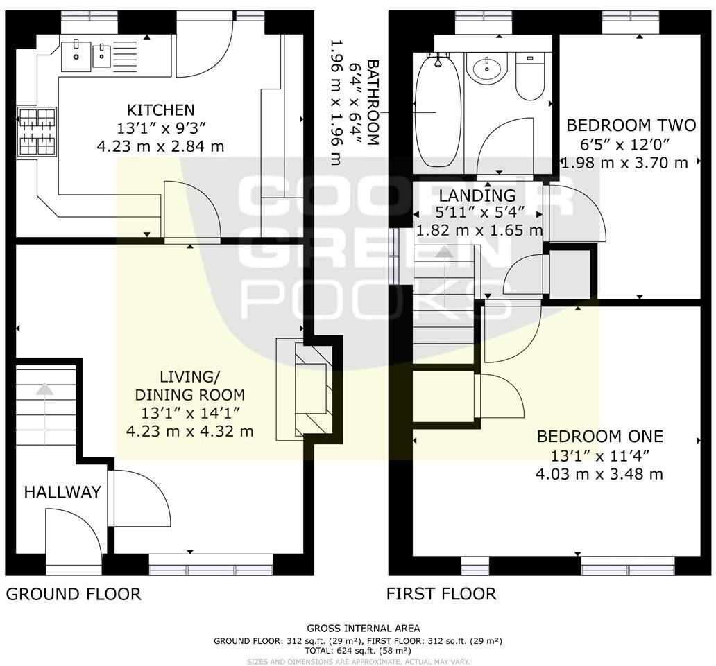 Watchcote, Herongate floorplan