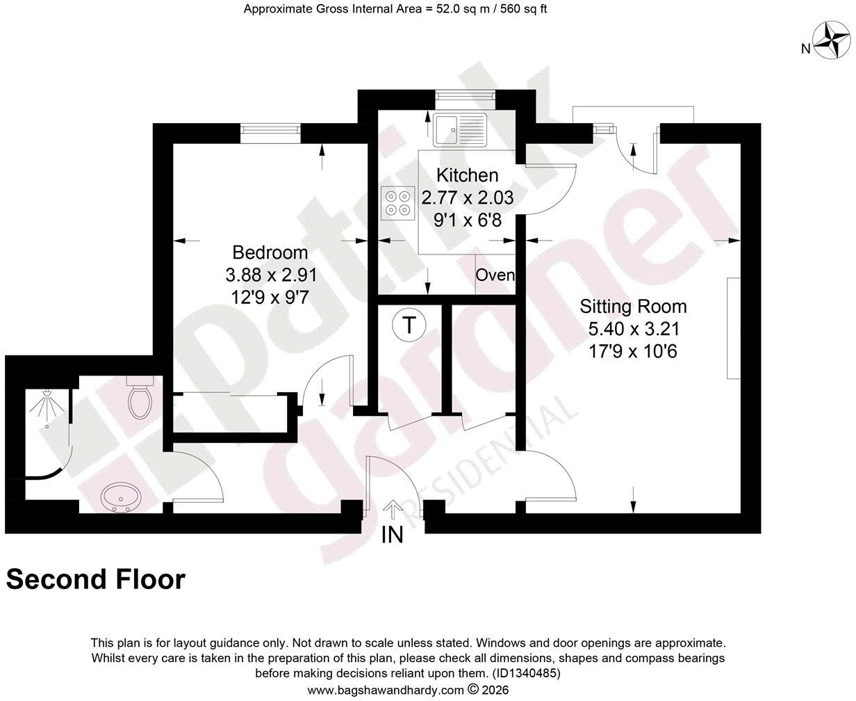 Emmeline Lodge, Leatherhead, KT22 floorplan