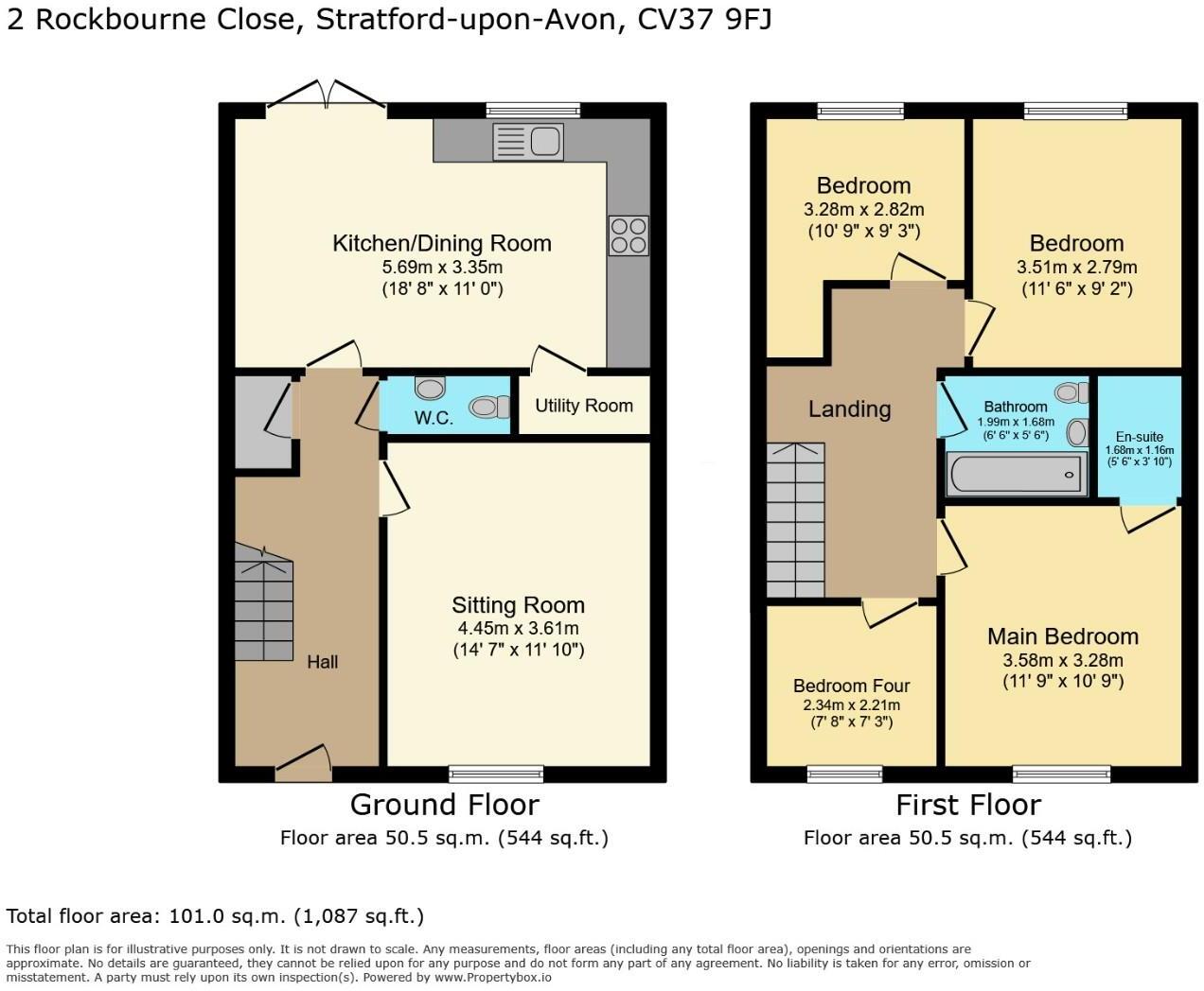 Rockbourne Close, Stratford-upon-Avon floorplan