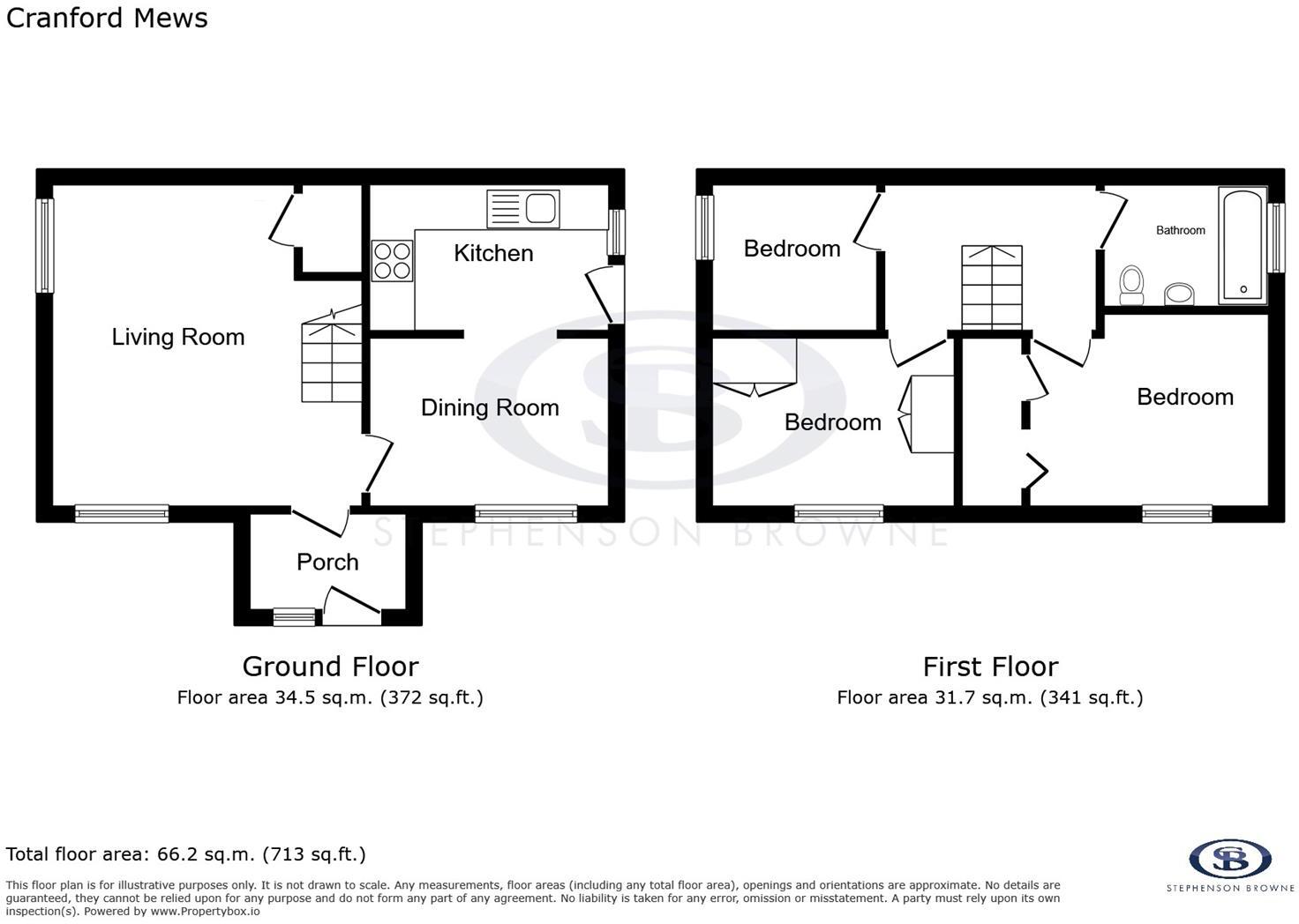 Cranford Mews, Alsager floorplan