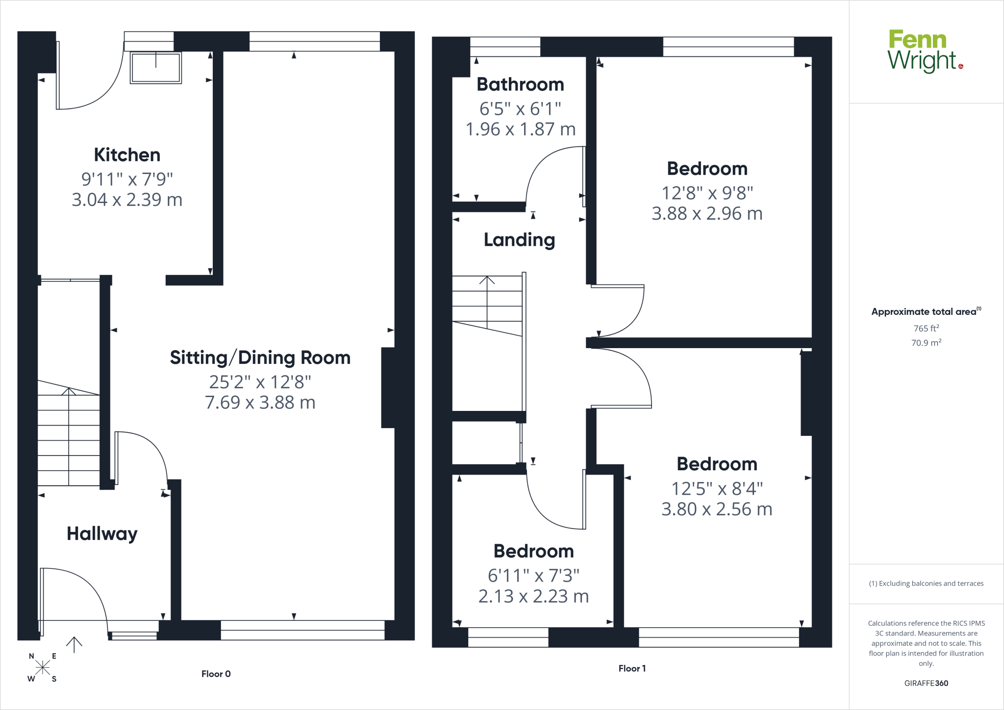 Glastonbury Close, Ipswich, Suffolk, IP2 floorplan