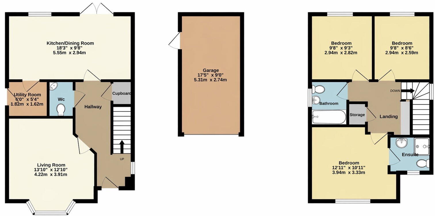 Langate Fields, Long Marston floorplan