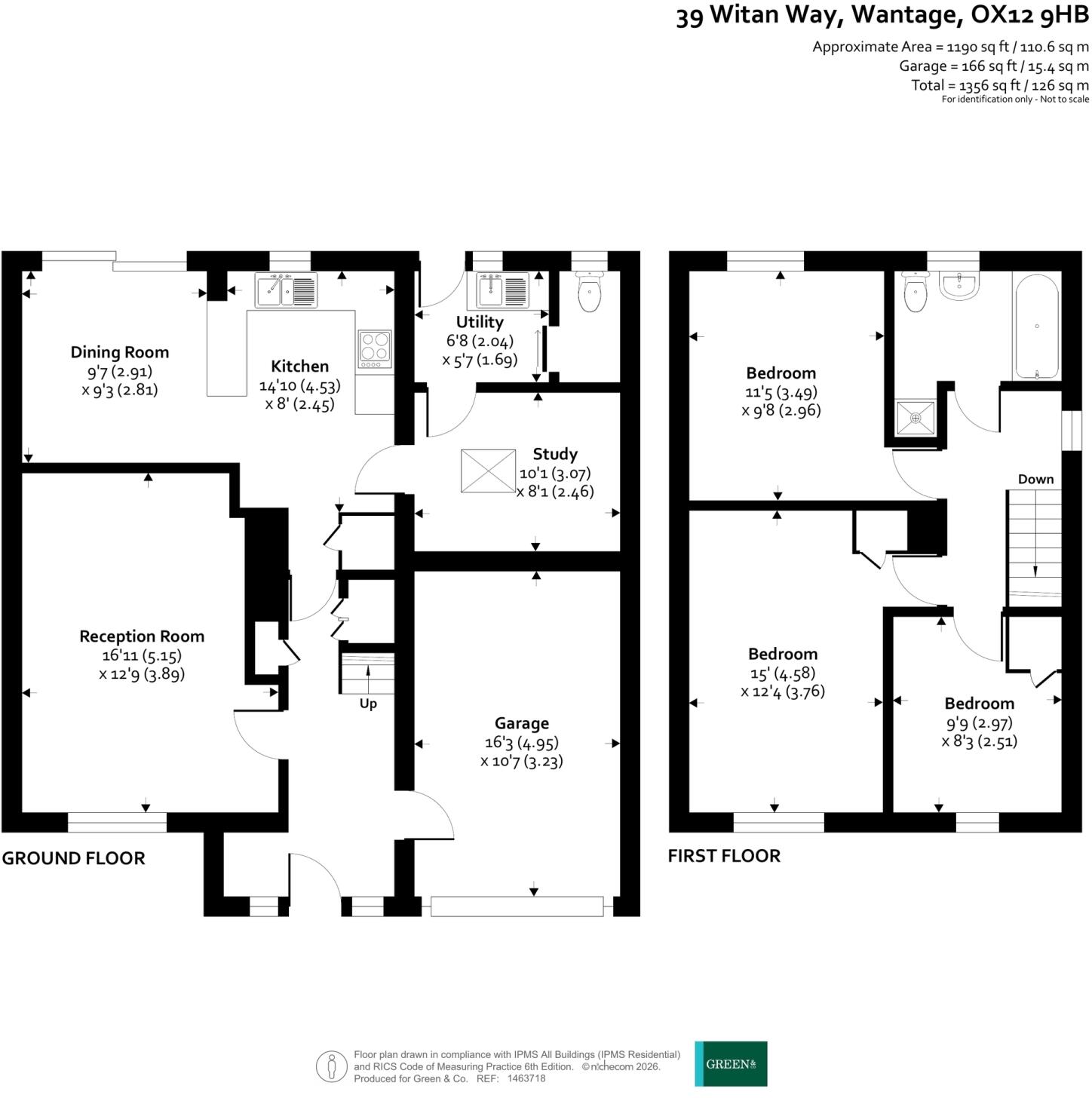 Witan Way, Wantage floorplan