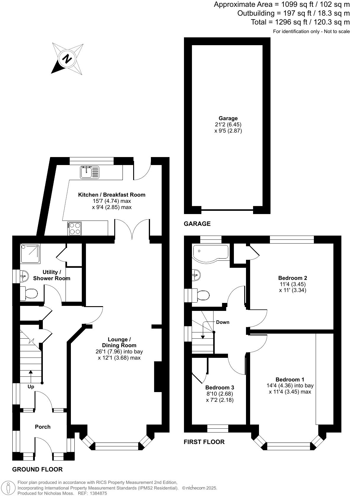 Criss Grove, Chalfont St Peter, Buckinghanmshire SL9 floorplan