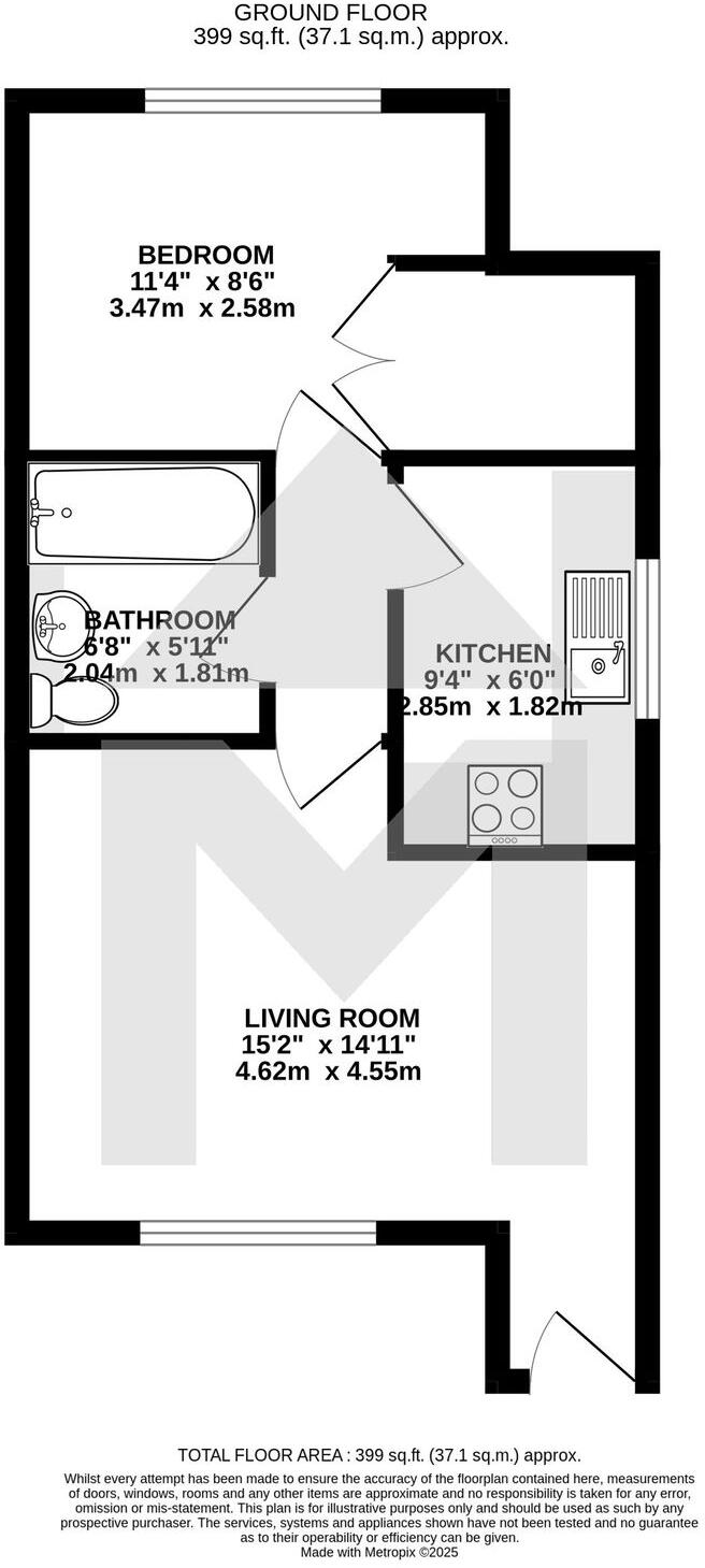 The Poplars, Hassocks, BN6 8PZ floorplan