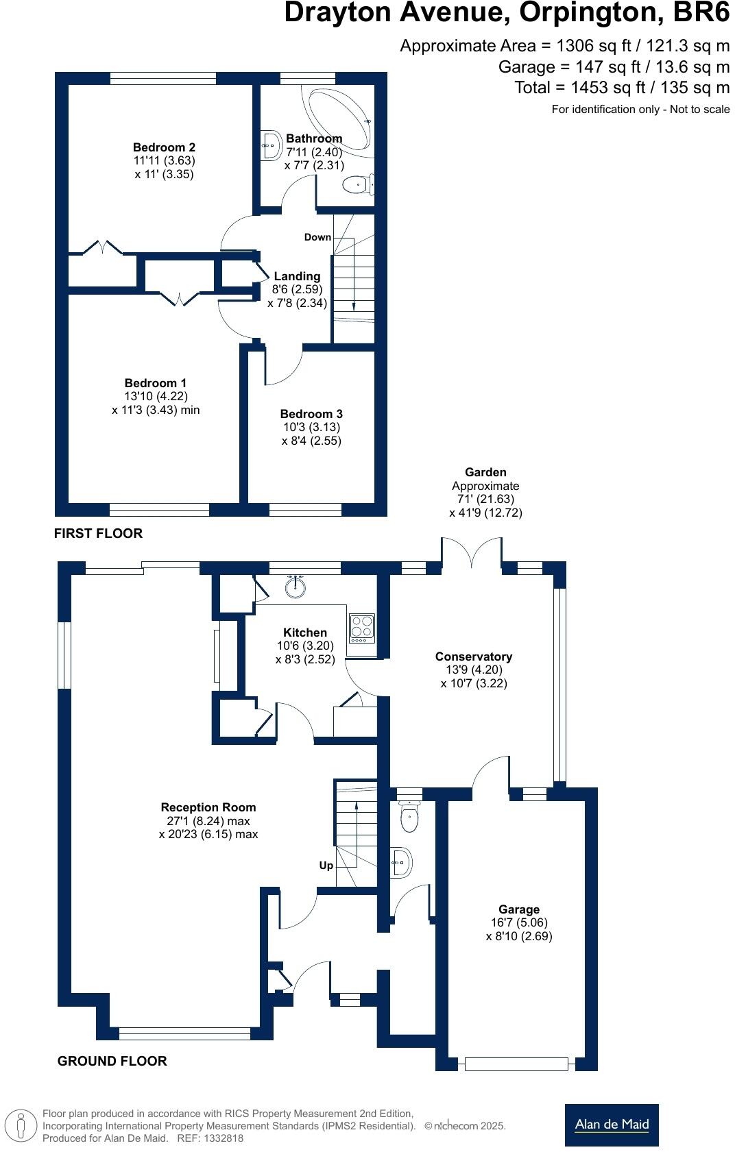 Drayton Avenue, Orpington floorplan