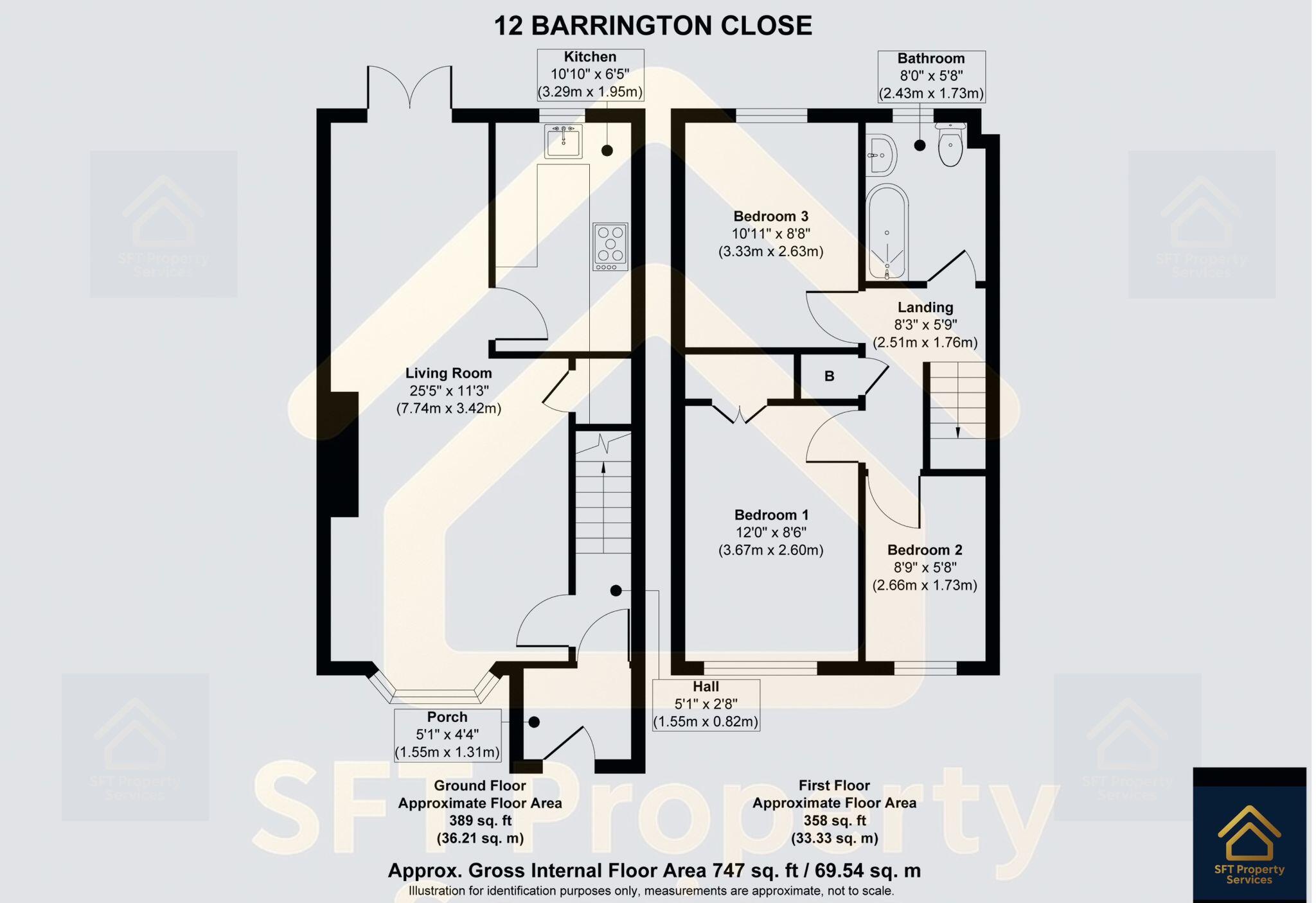 Barrington Close, Wolverhampton, West Midlands floorplan