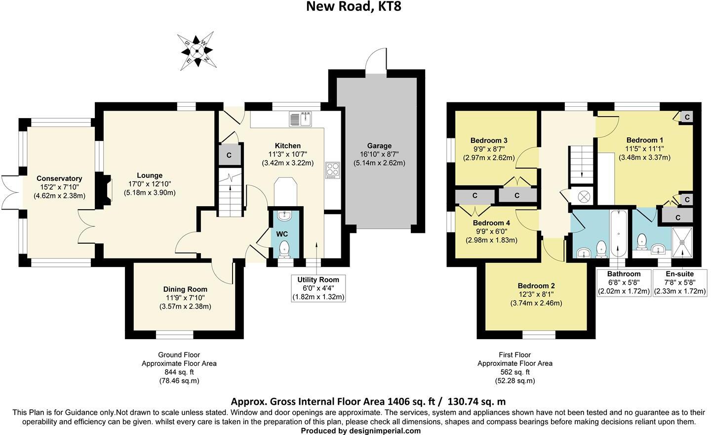 New Road, West Molesey floorplan