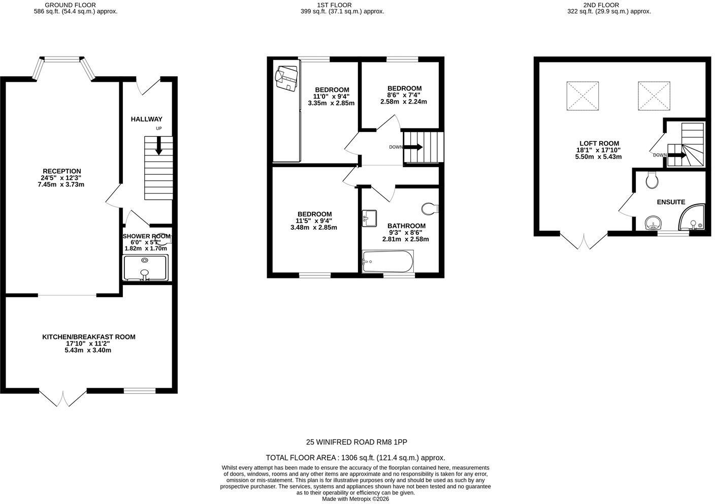 Winifred Road, Dagenham floorplan