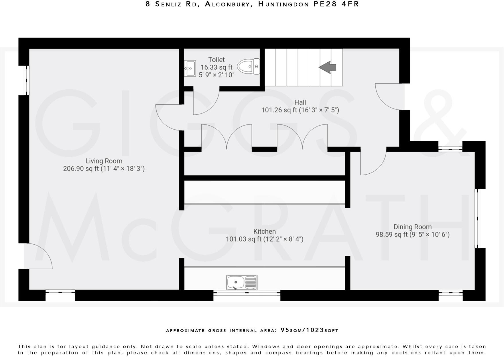 Senliz Road, Alconbury Weald, Huntingdon, Cambridgeshire, PE28 4FR floorplan