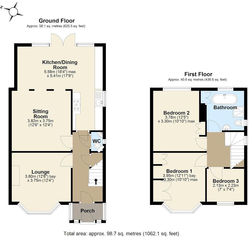 Carr Manor View, Leeds, LS17 floorplan