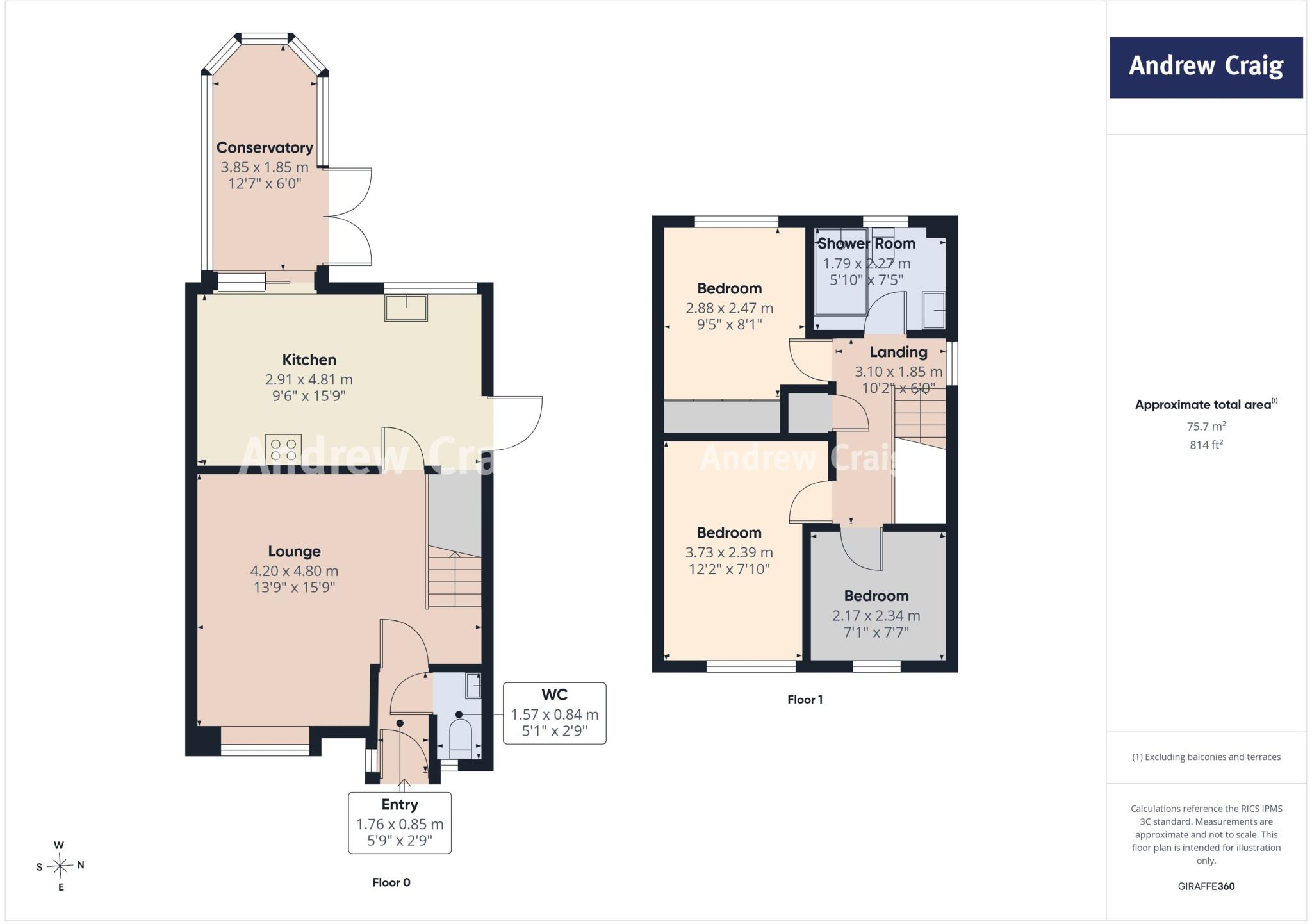 Marina View, Hebburn floorplan