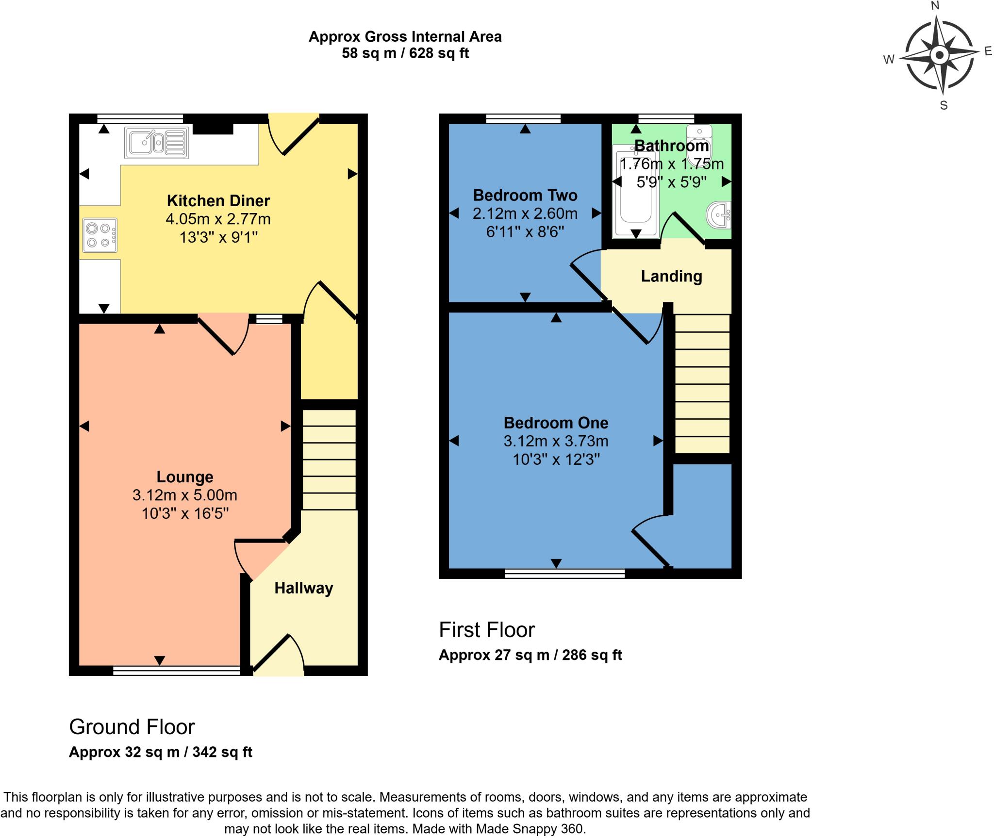 John Nichols Street, Hinckley floorplan