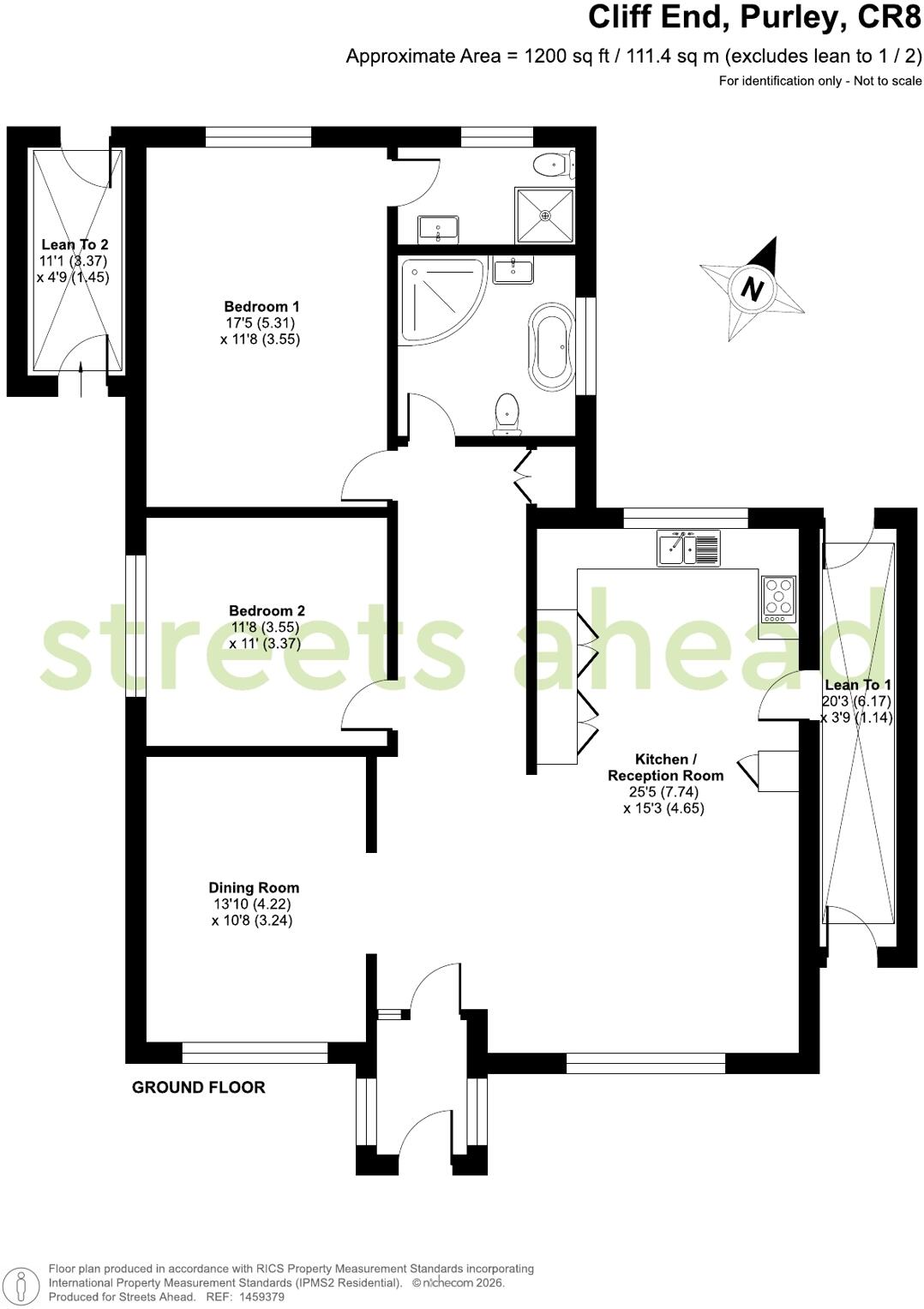 Cliff End, Purley, CR8 floorplan