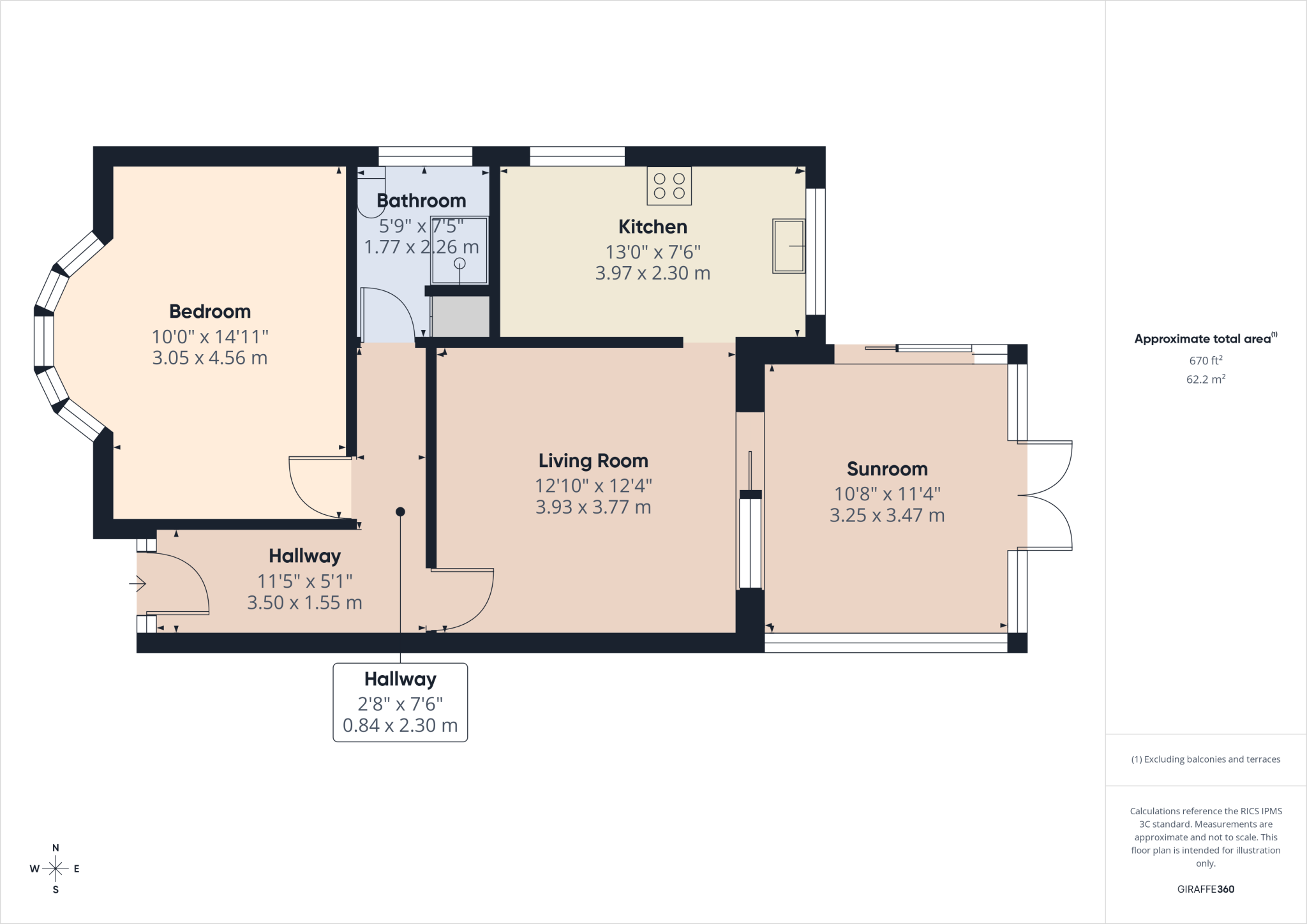 Lansdowne Road, Staines-upon-Thames, Surrey, TW18 floorplan