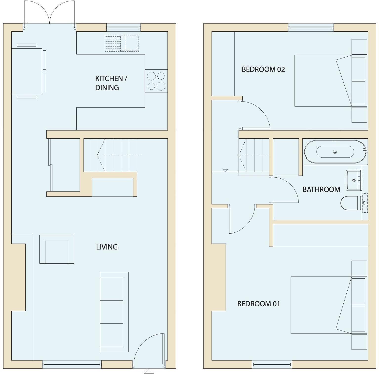 Rodney Street, Hartlepool floorplan