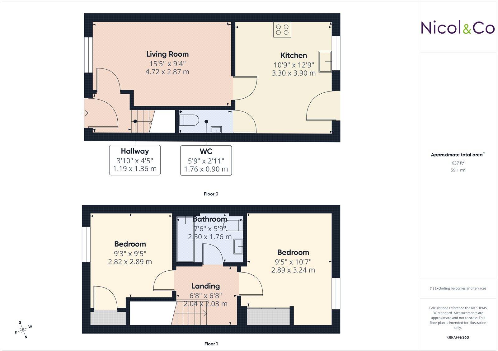 Abitot Place, Copcut, Droitwich Spa, WR9 floorplan