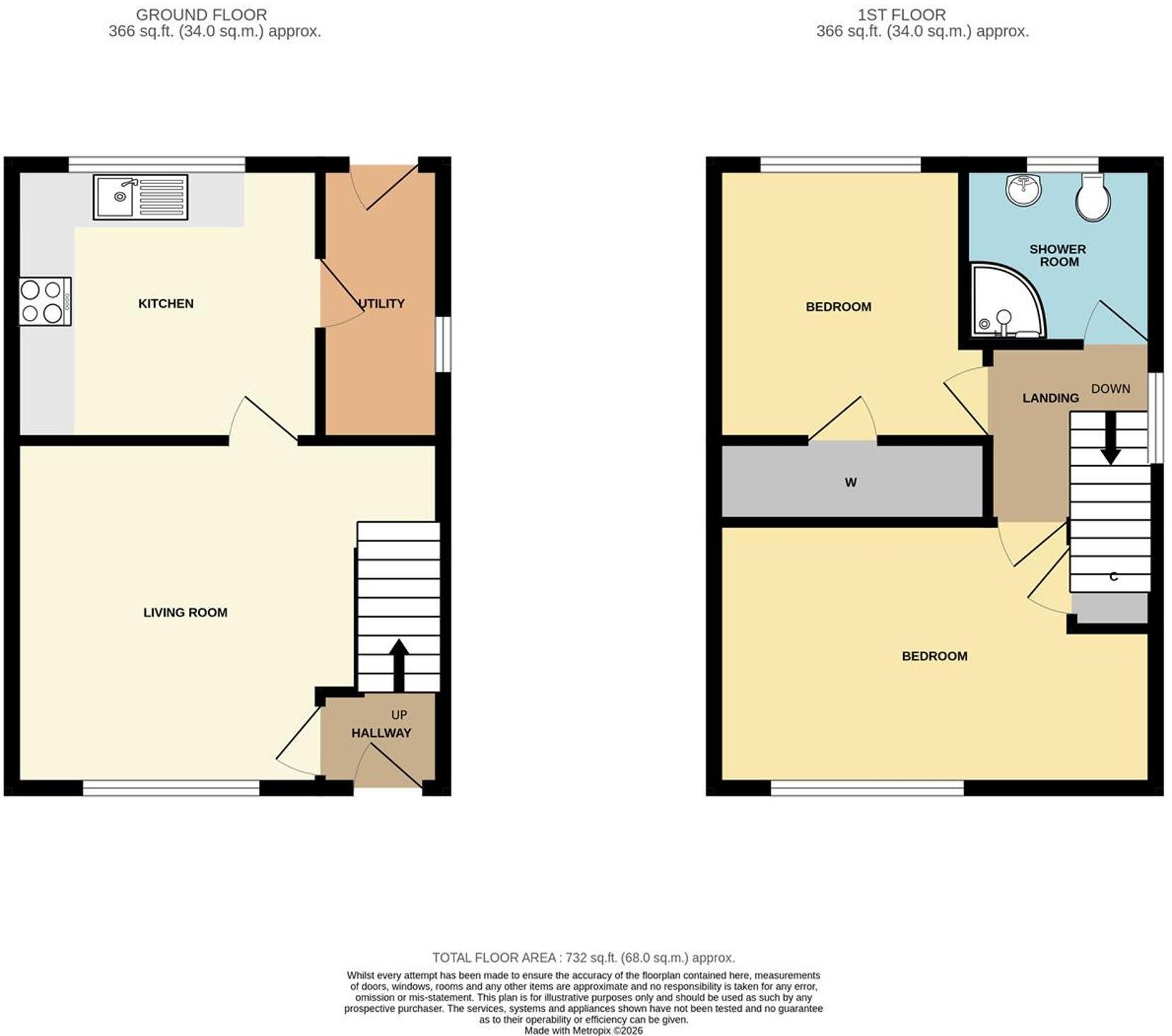19, Treviglas Close, Newquay, TR7 floorplan