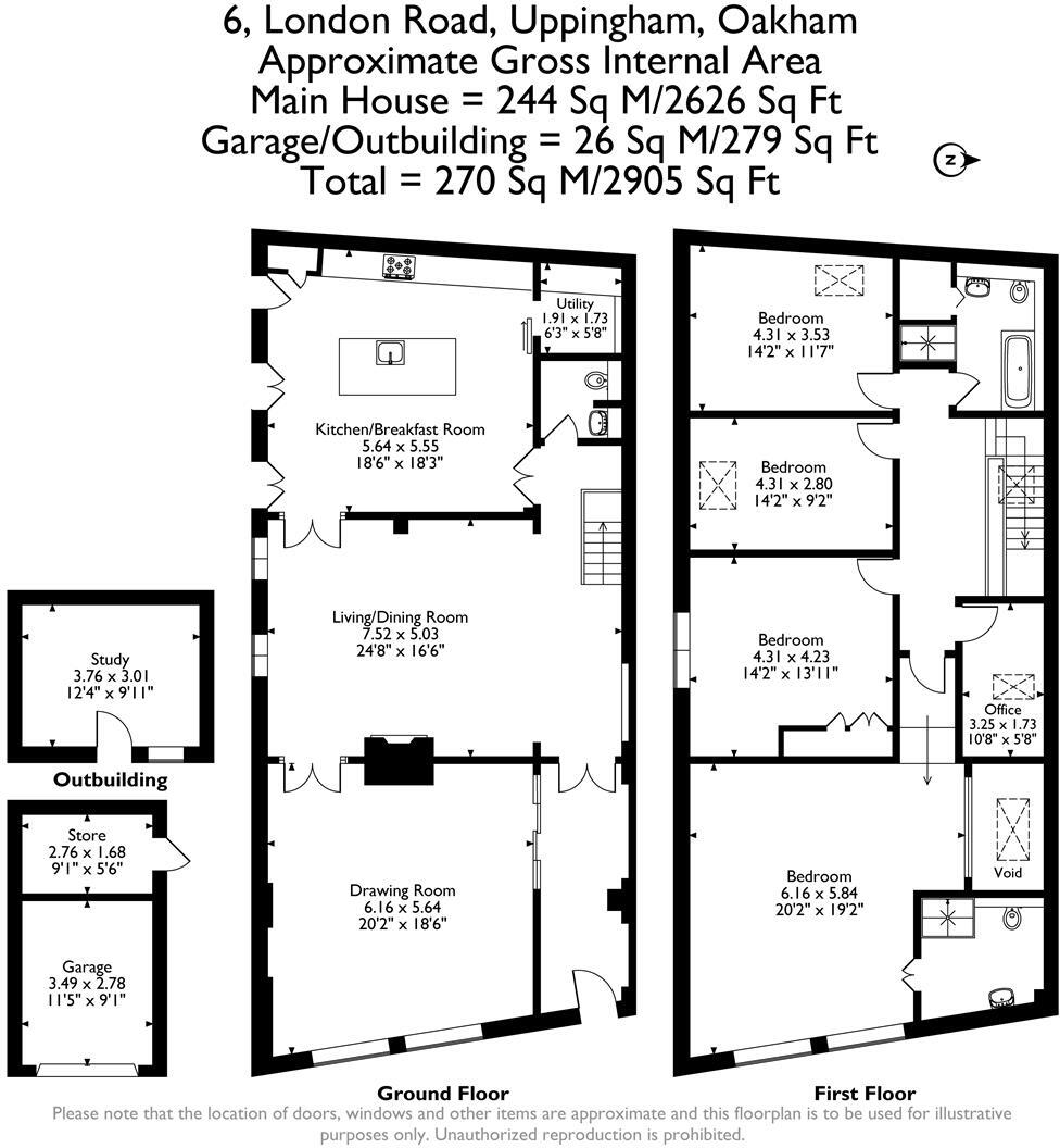 London Road, Uppingham, Rutland floorplan