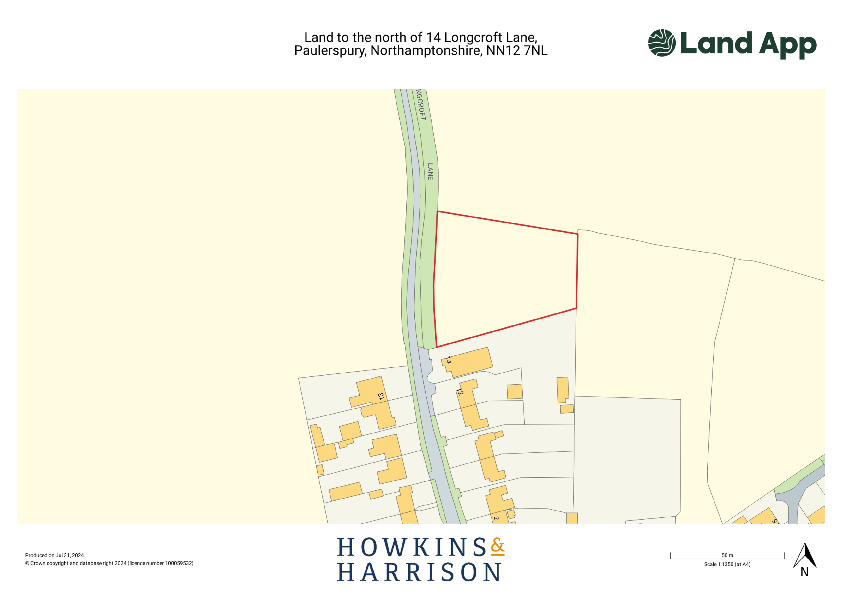 Land to the north of 14 Longcroft Lane, Paulerspury, Towcester floorplan