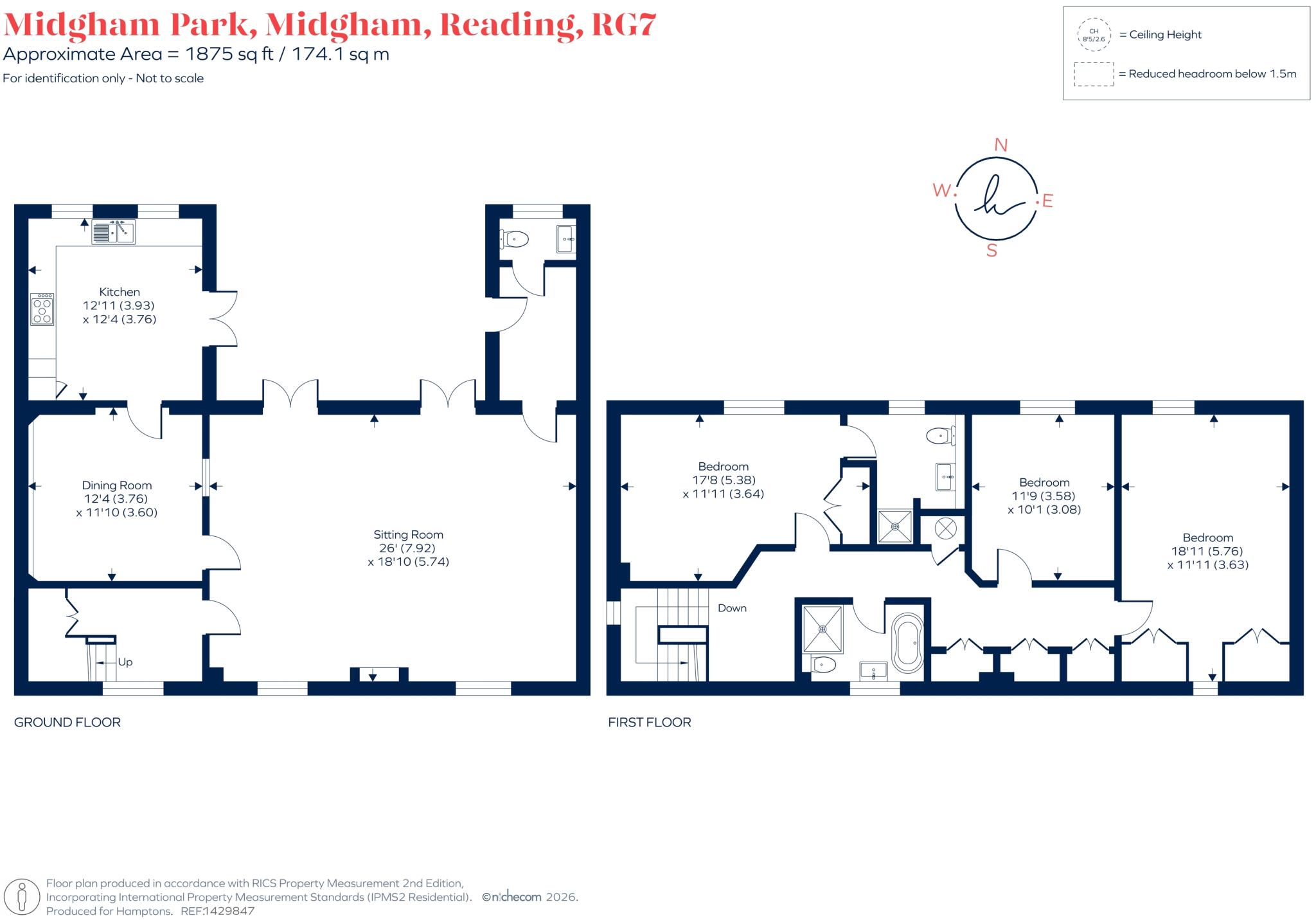 Midgham Park, Reading, RG7 floorplan