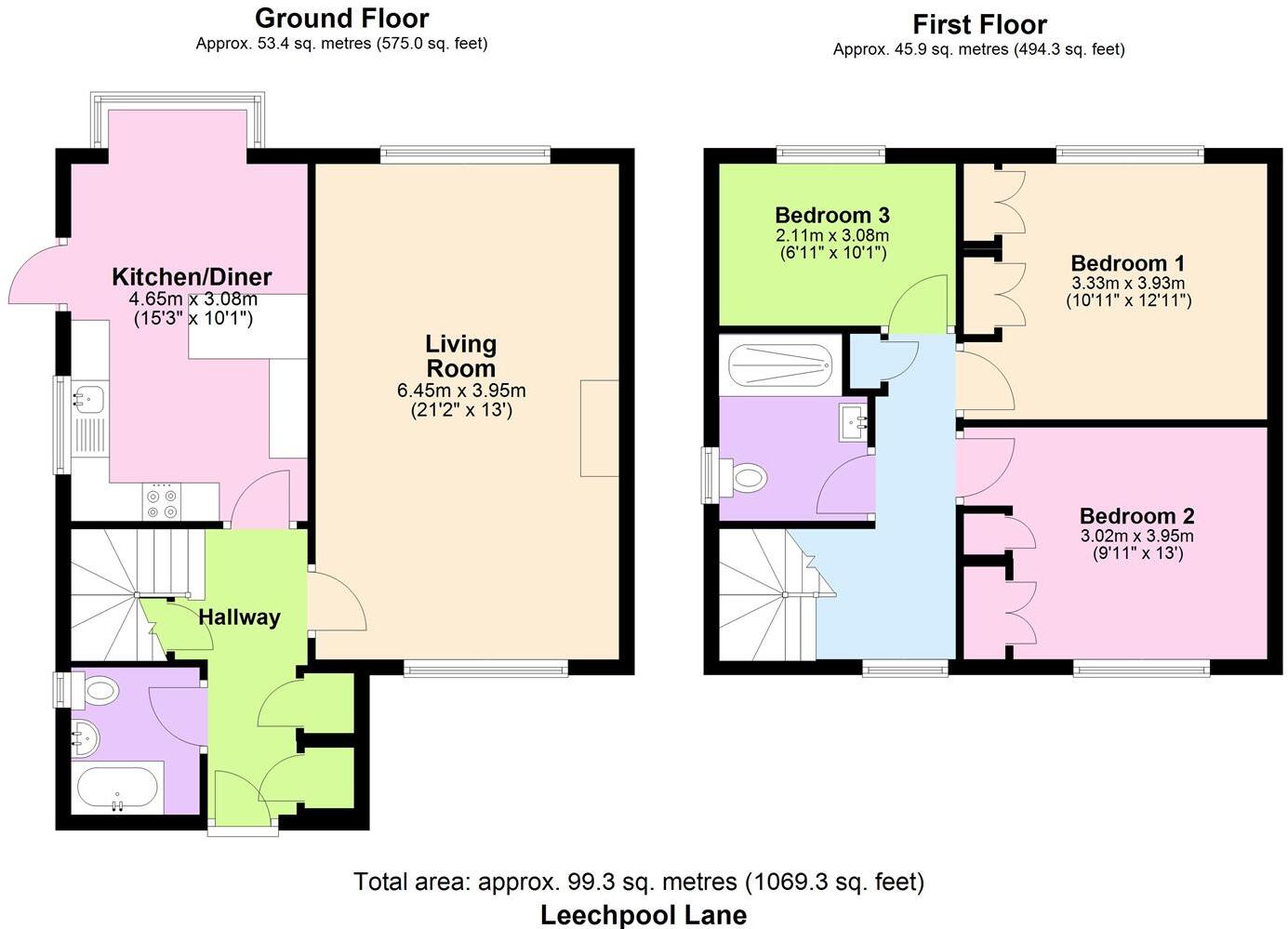 Leechpool Lane, Horsham floorplan