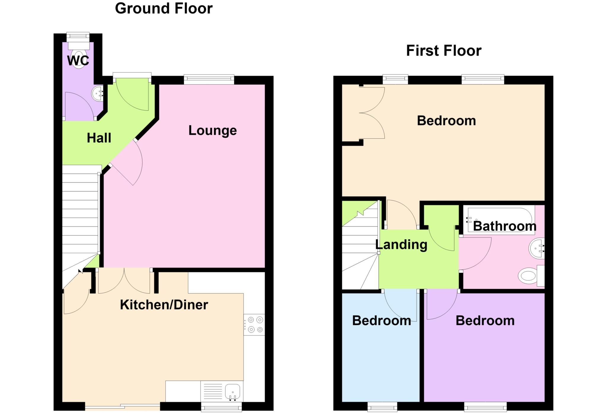Helm Close, Gosport floorplan