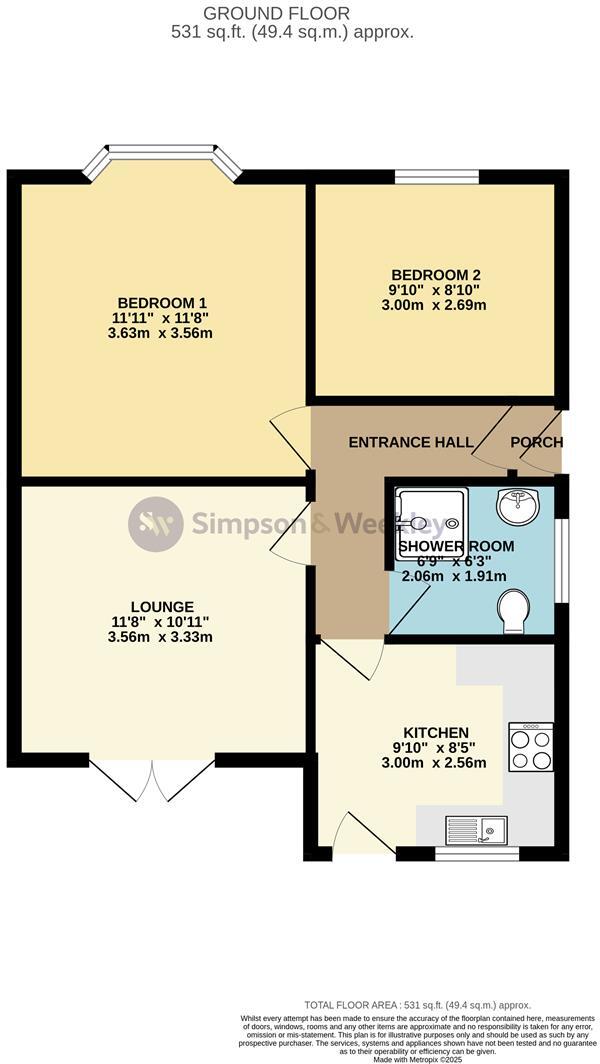 St. Margarets Avenue, Rushden floorplan