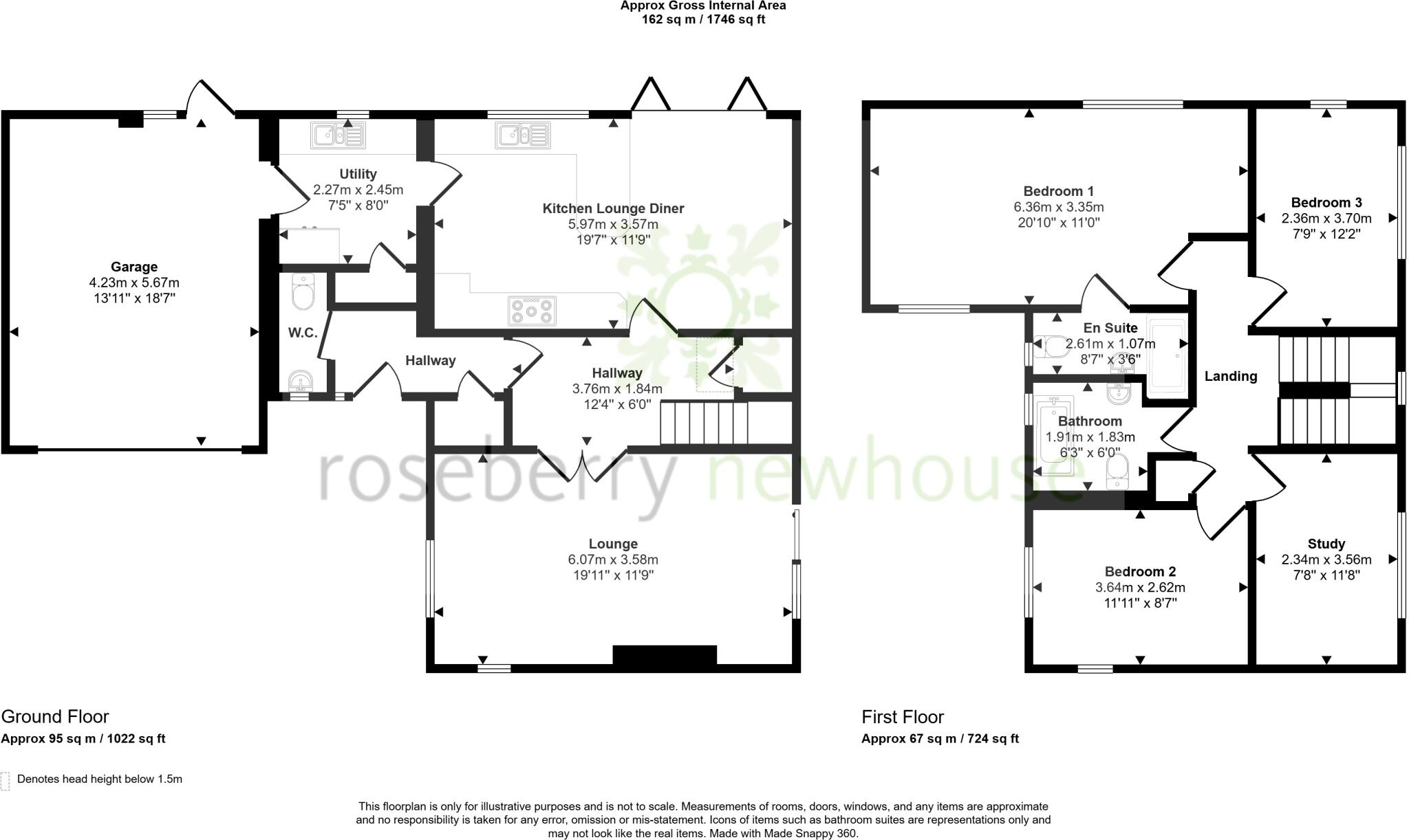 Ashridge Close, Ingleby Barwick floorplan