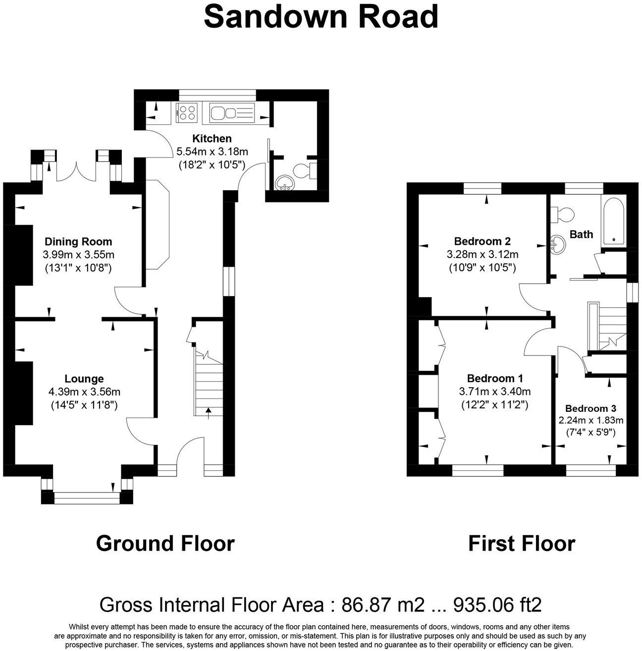 Sandown Road, Halifax, HX2 floorplan