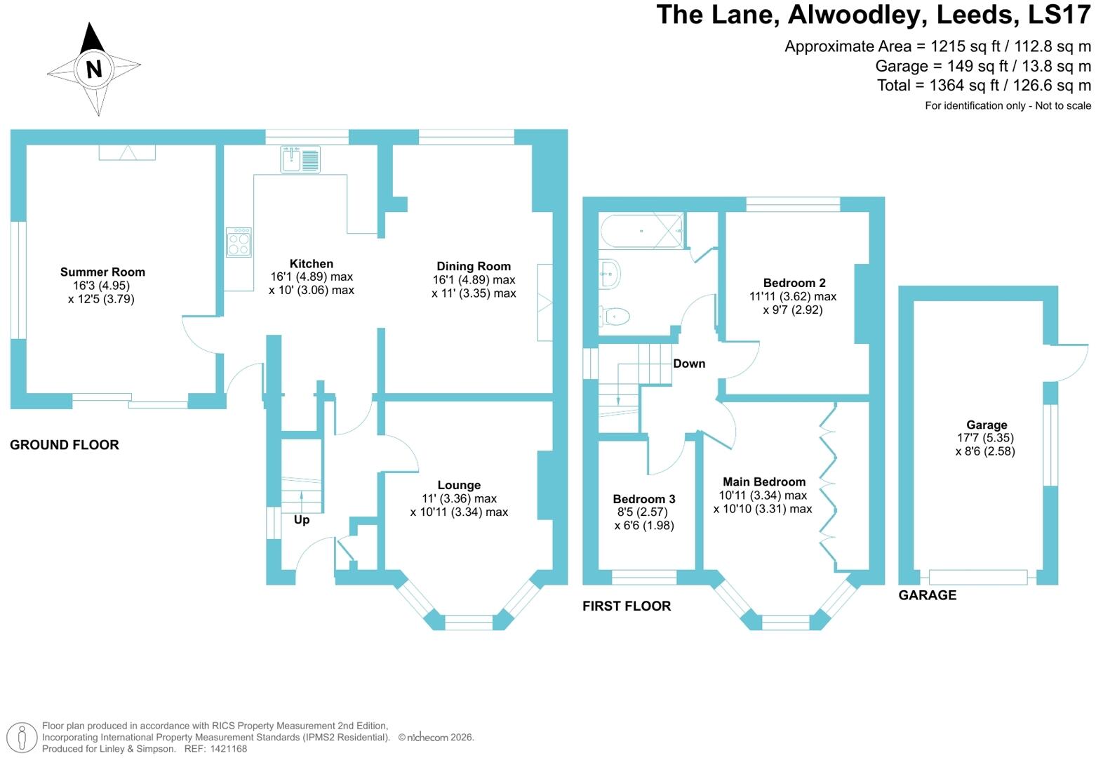 The Lane, Alwoodley, Leeds, LS17 floorplan