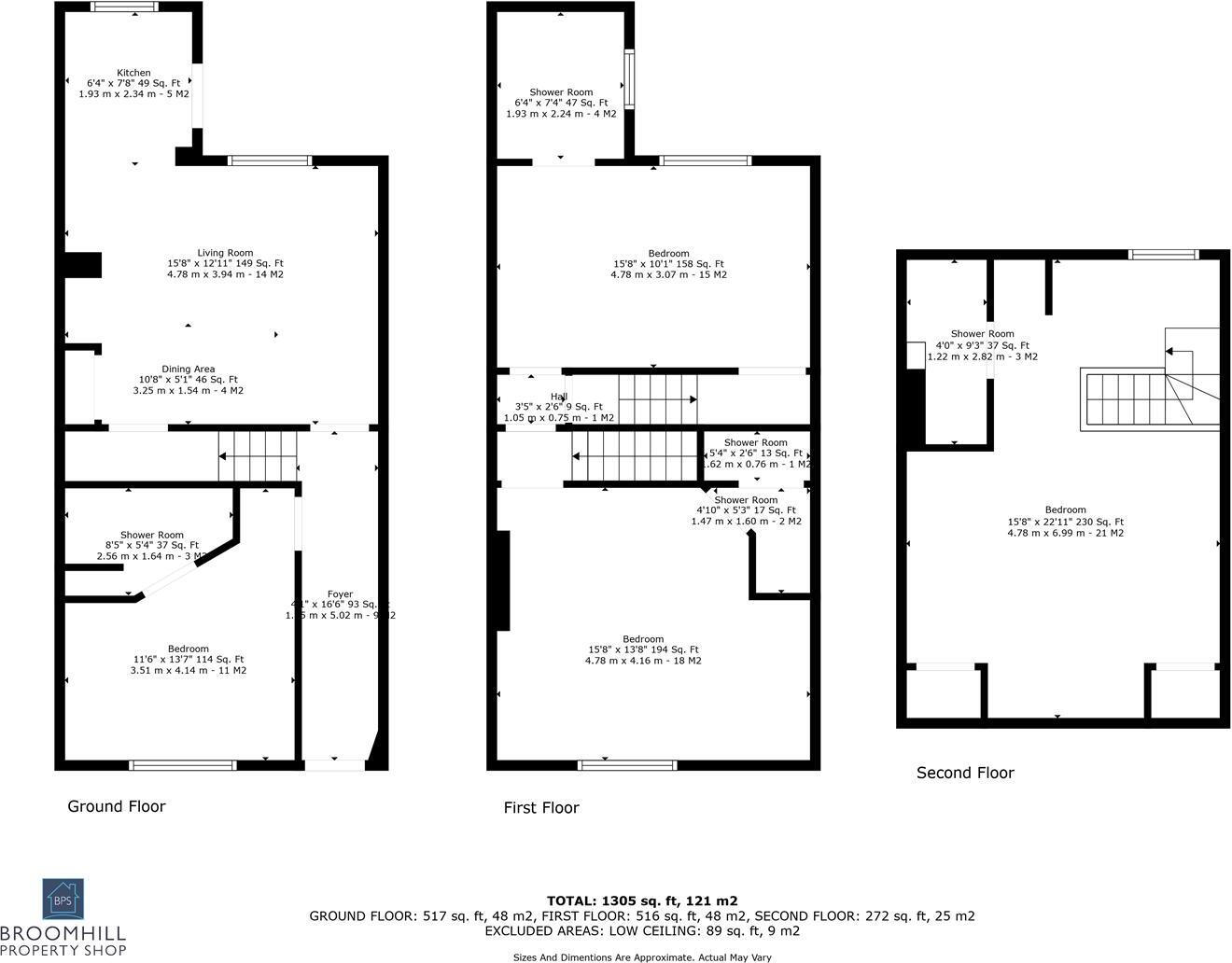 171 Whitham Road, Sheffield floorplan