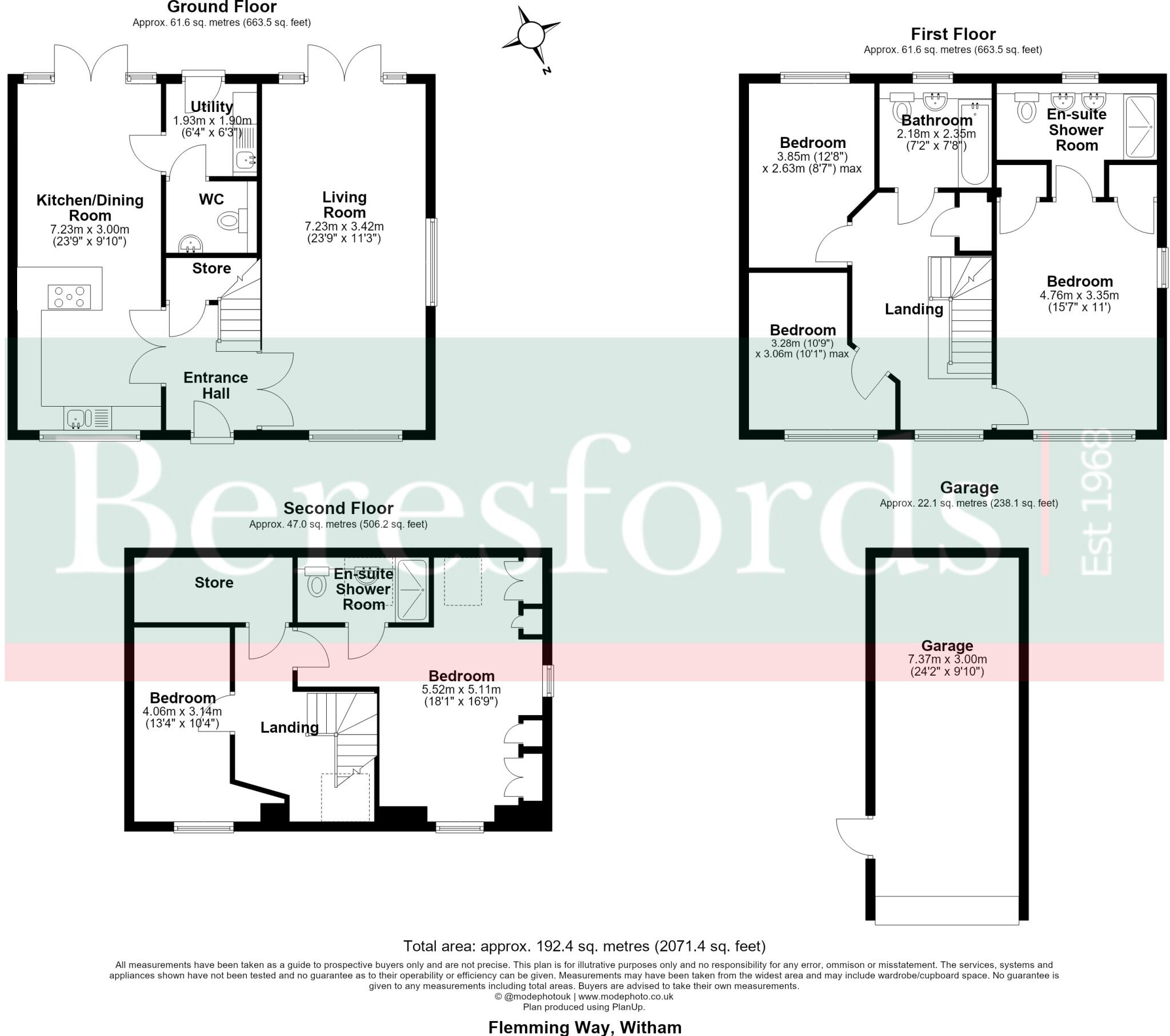 Flemming Way, Witham, CM8 floorplan