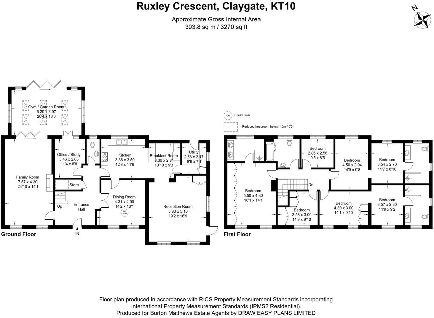 Ruxley Crescent, Claygate, Esher floorplan